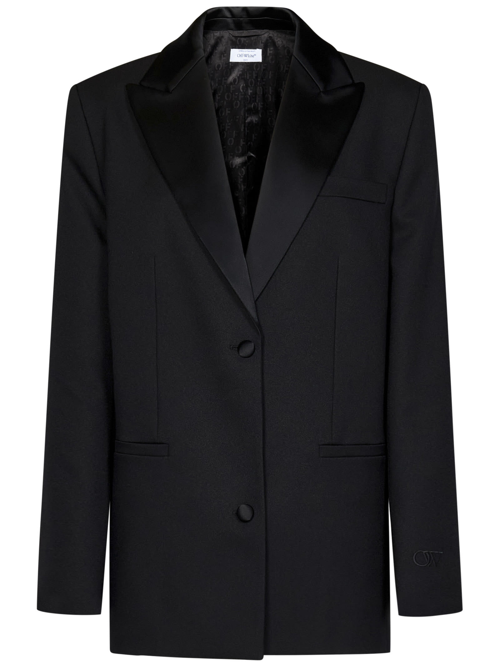 【送料&関税込】Off-White Tech Drill Tomboy Tuxedo Blazer Off-White Tech Drill Tomboy Tuxedo Blazer | italist, ALWAYS