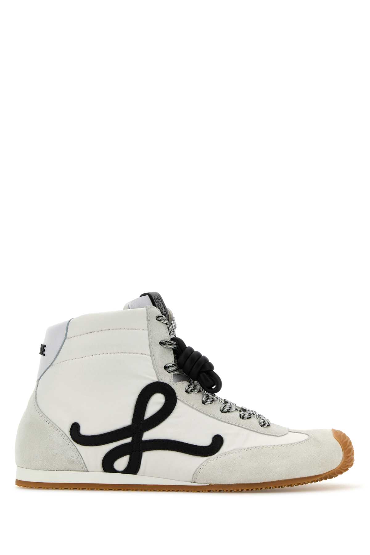 Loewe White Nylon And Suede Ballet Runner 2.0 Sneakers