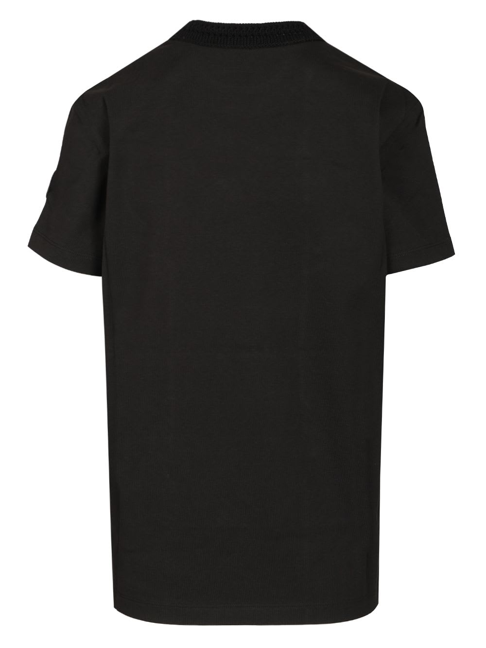 Tシャツ・カットソー MONCLER T-SHIRT WITH CROCHET DETAIL Moncler T-shirt With Crochet Detail - ShopStyle