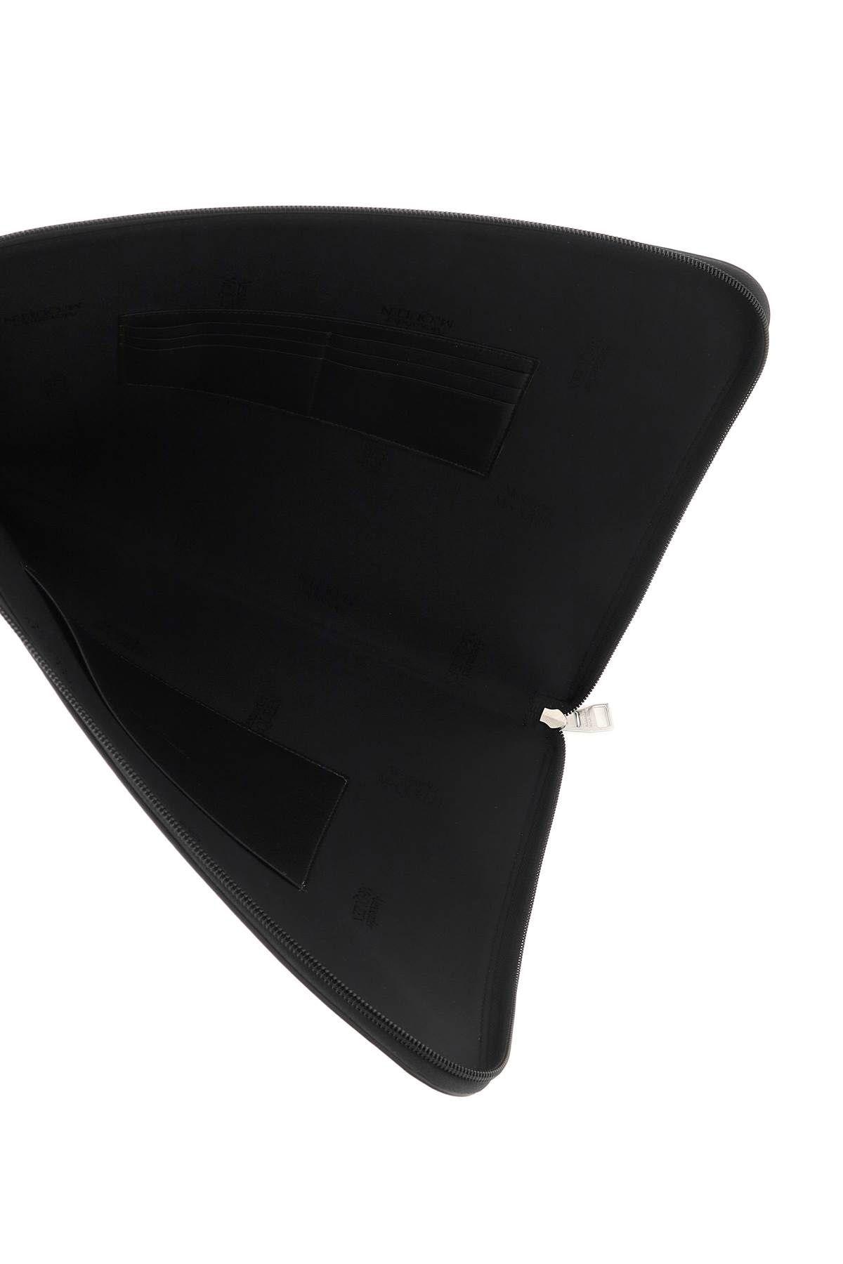 【送料&関税込】Alexander McQueen Black Leather Document Hol Alexander McQueen Leather Document Holder men - Glamood Outlet