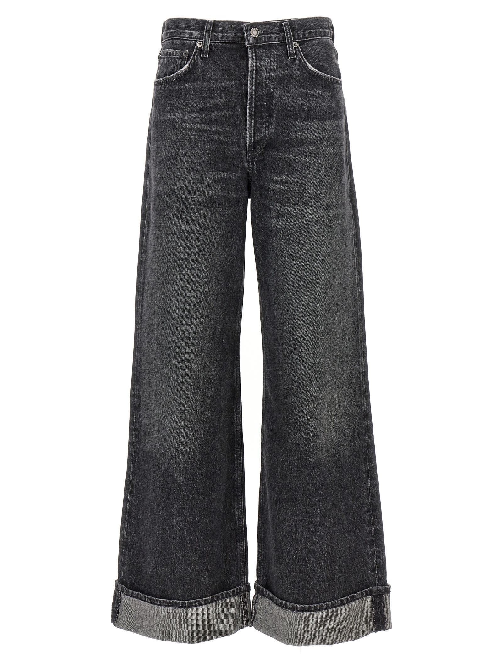 デニム・ジーパン AGOLDE Women Denim Pants A91571346DITCH GRAY WOMEN DENIM PANTS – AGOLDE