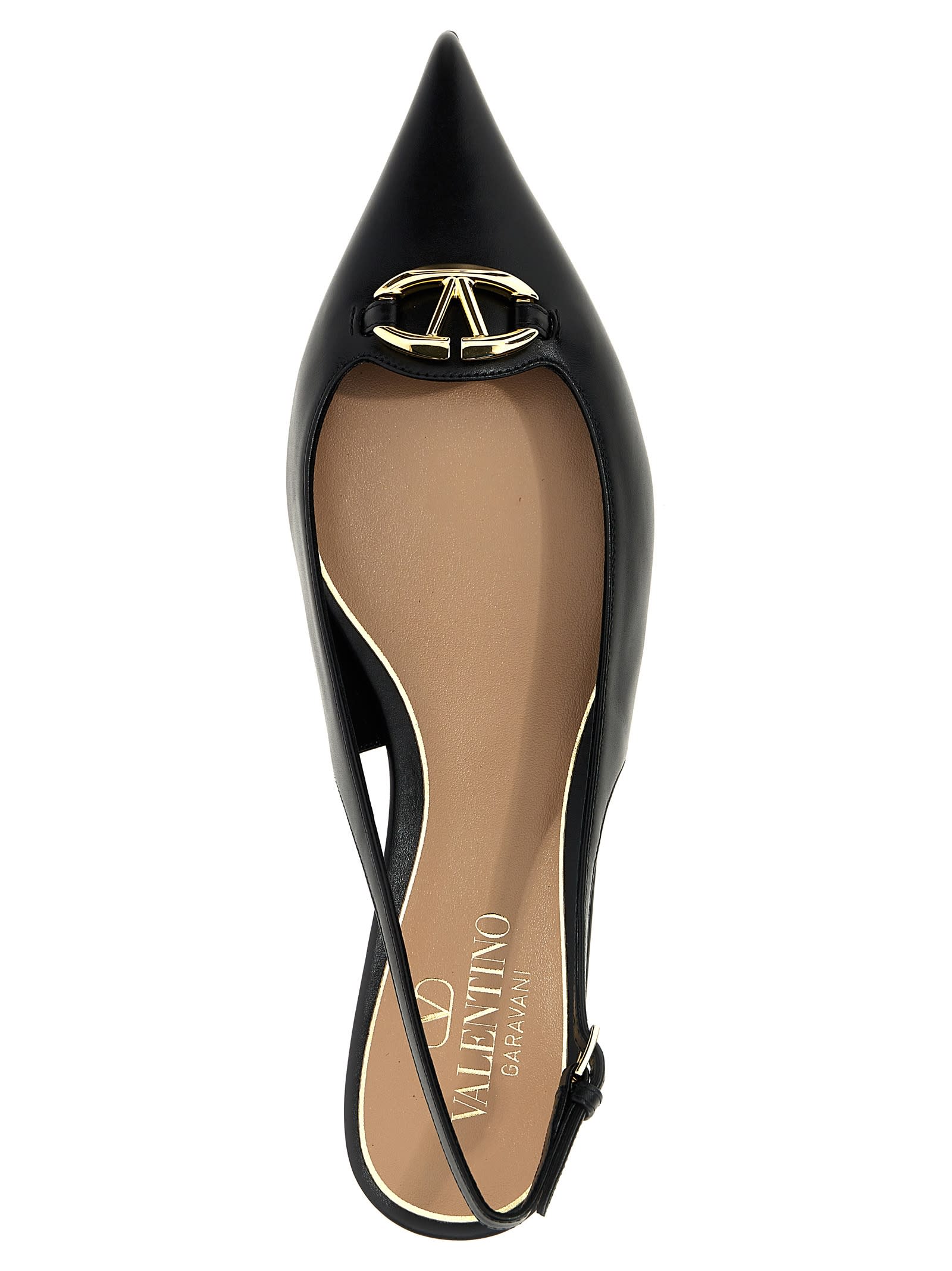 VALENTINO カラウァニスタッスアンクルフツ 5W2S0HY8AWE 0NO Valentino Garavani 'vlogo' Slingback | italist