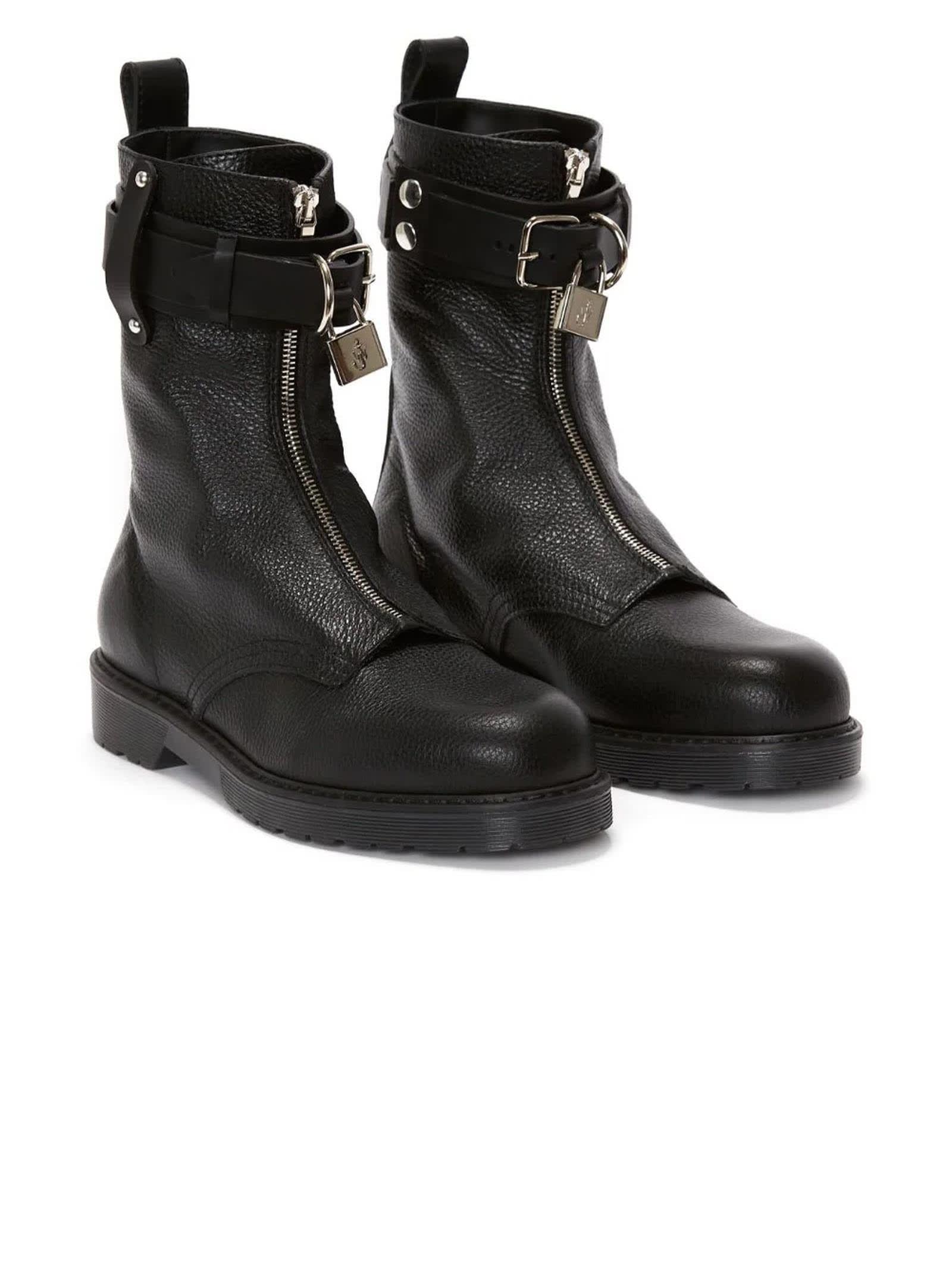 【関税込み】JW Anderson ブラック Padlock アンクルブーツ Ten Loves: JW Anderson Padlock Boots - 10 Magazine