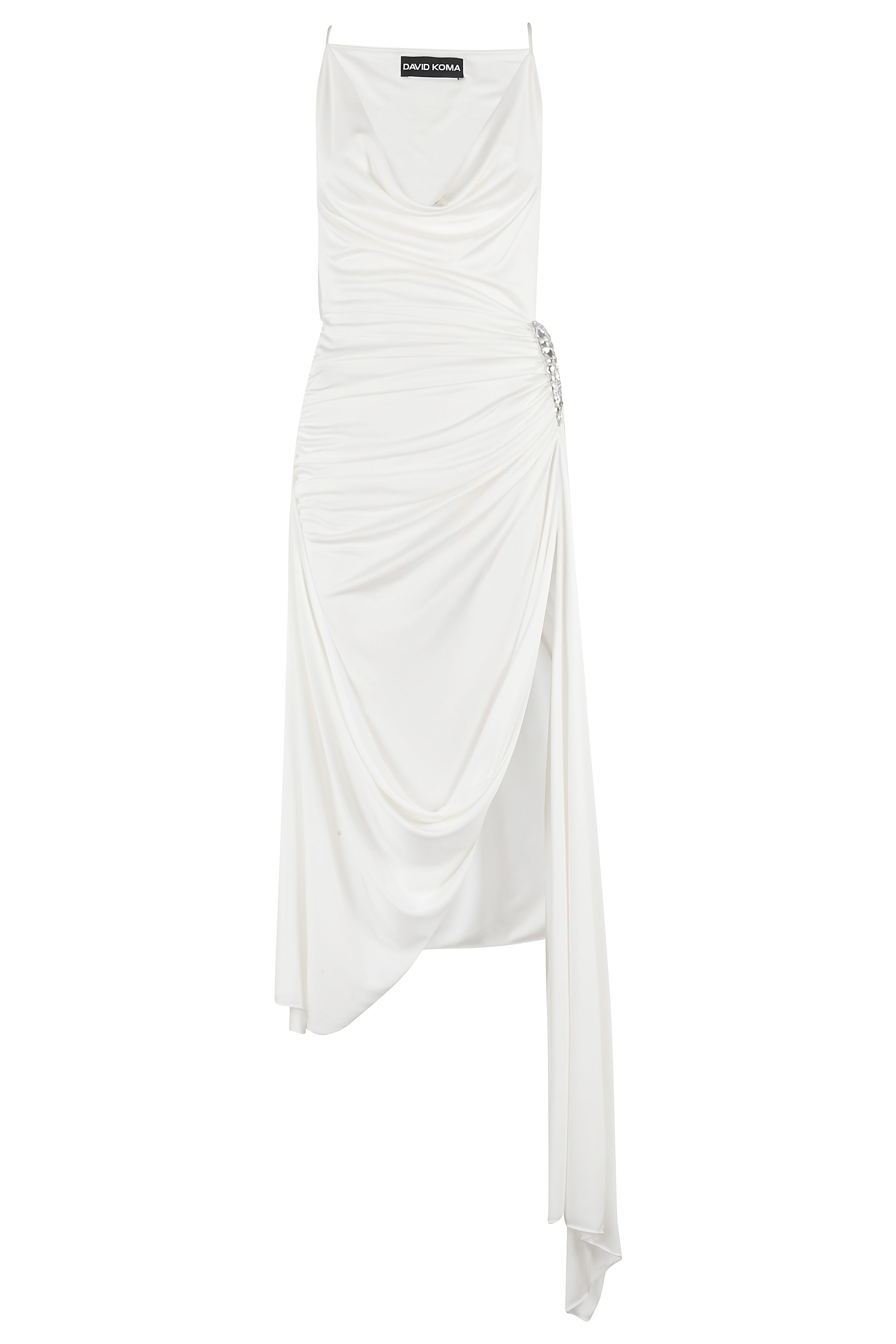 オールインワン・サロペット David Koma Crystal Claw Embr Detail Asymmetric Gown David Koma Crystal Claw Embr Detail Asymmetric Gown