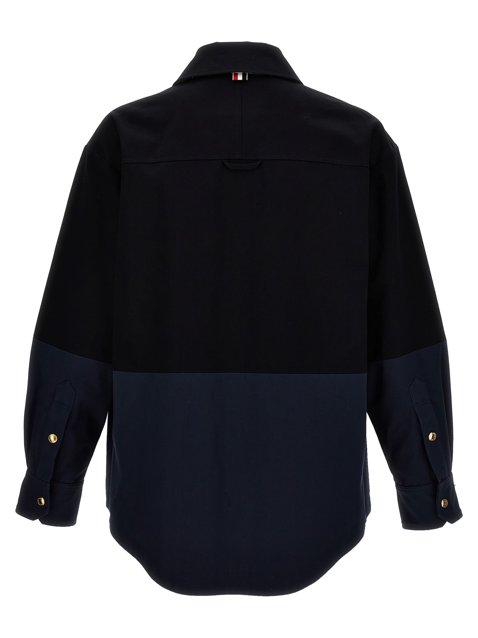 【関税込み】thom browne 'Combo Snap' overshirt 229aae72491e2927de9f92b7381ad8