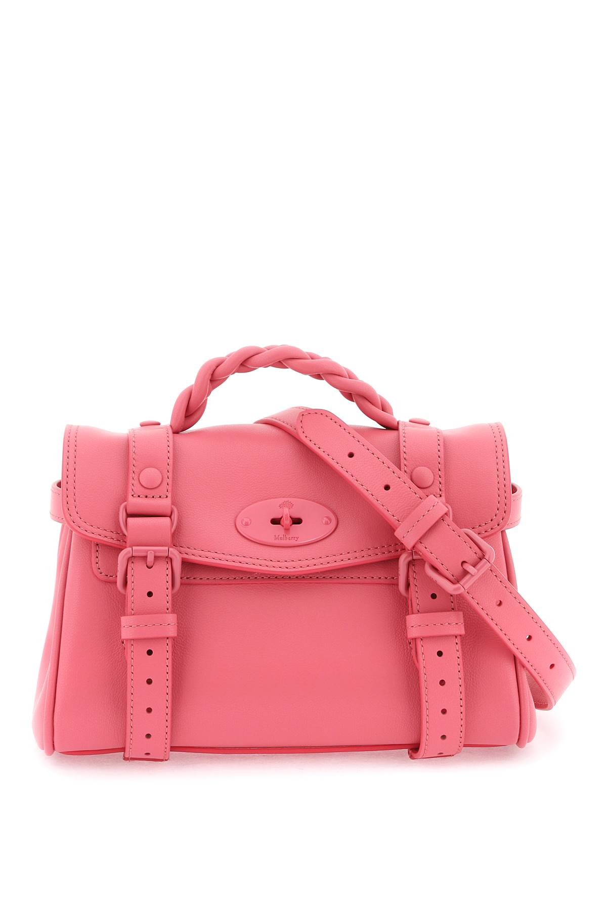 【Mulberry】Mini Alexa ショルダーバッグ ロゴ レザー 11色 Mulberry | Mini Alexa | Black Heavy Grain | Mini & Micro Bags