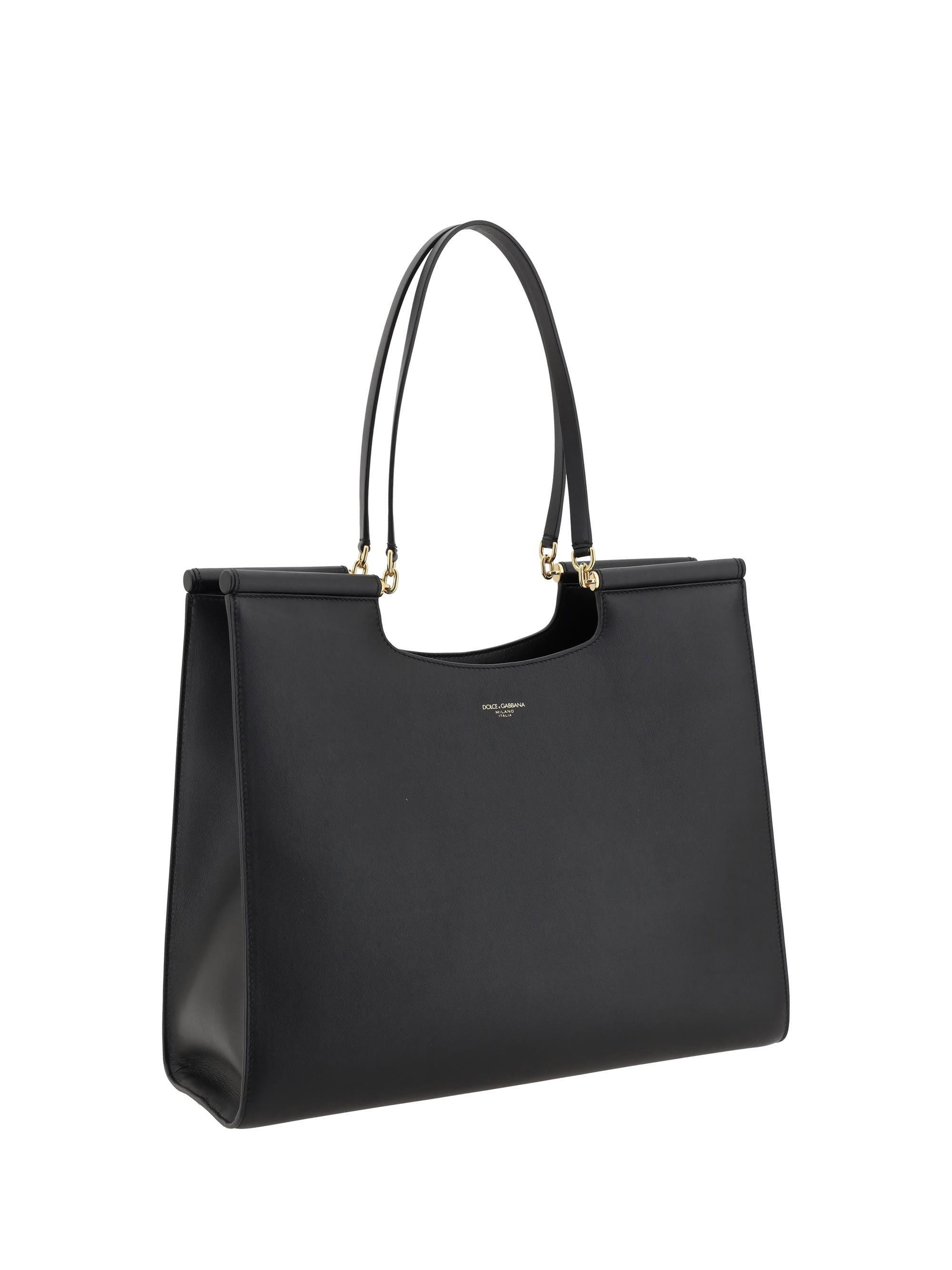 トートバッグ DOLCE & GABBANA Woman Tote bags Black BB7727B7321 DOLCE & GABBANA: Shopping Sicily leather tote bag - Black