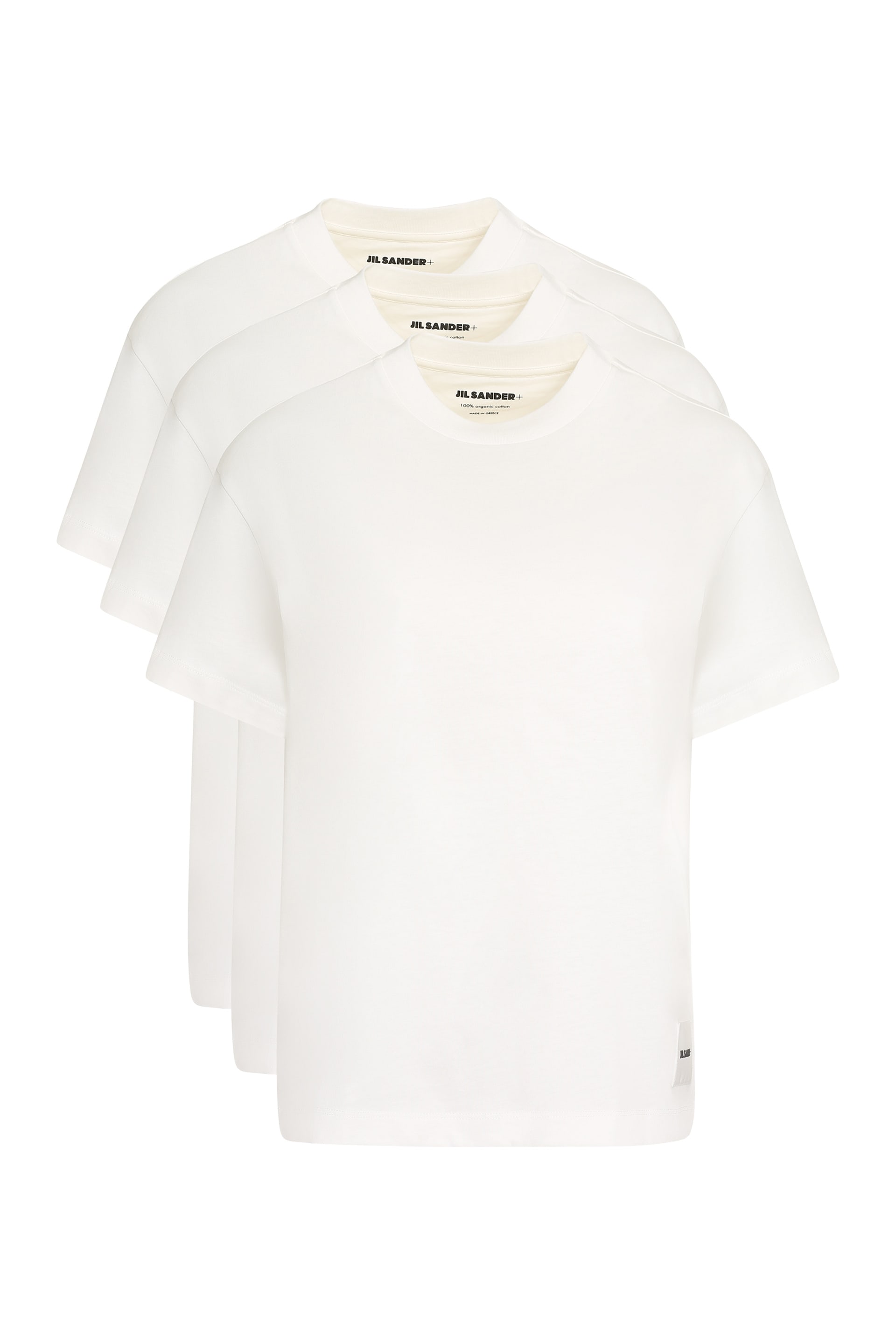 Jil Sander Set Of Three Cotton T-shirts | italist