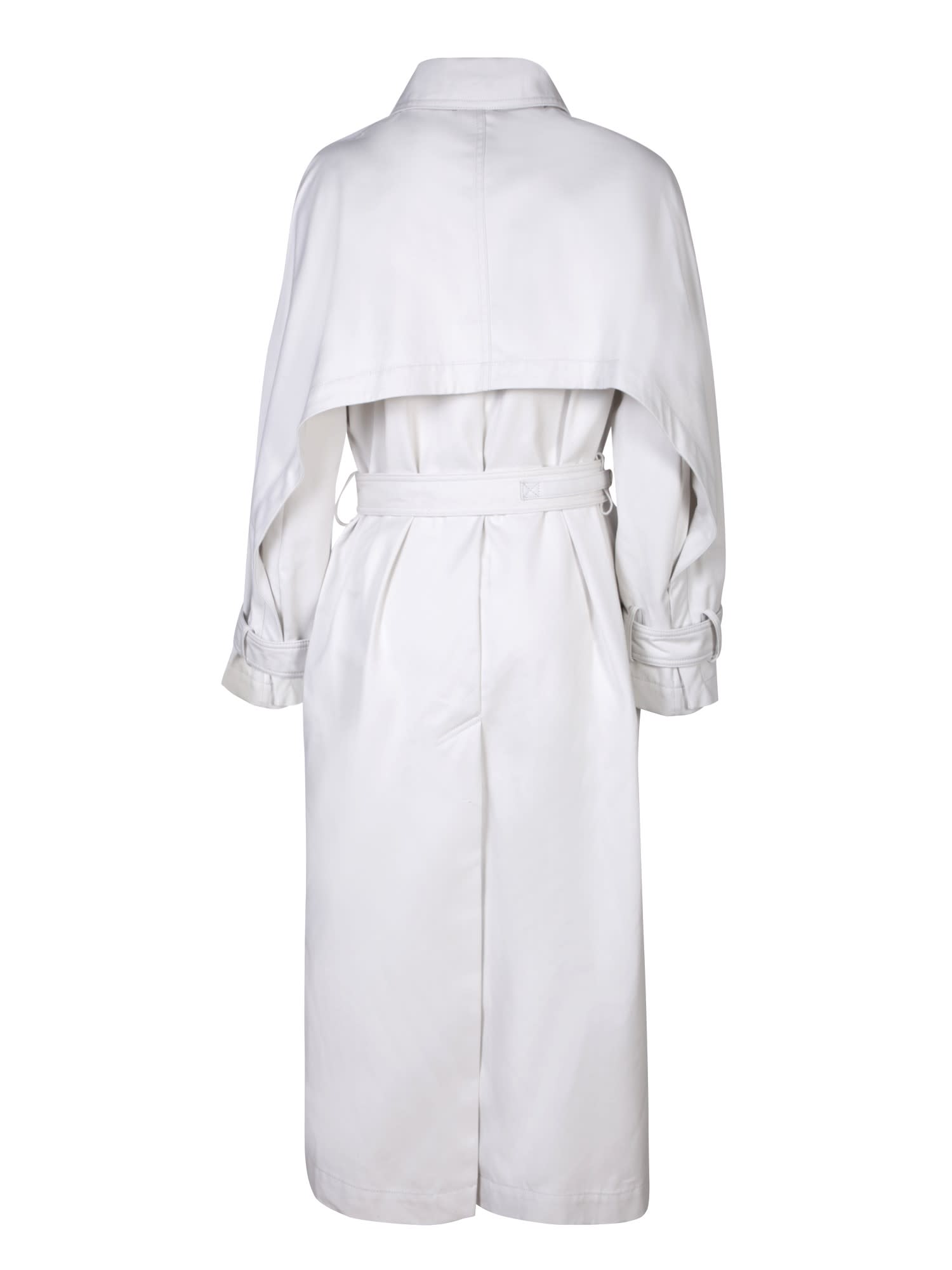 【送料&関税込】Moorer Thelma Light Grey Trench Coat Moorer Thelma Light Grey Trench Coat | italist
