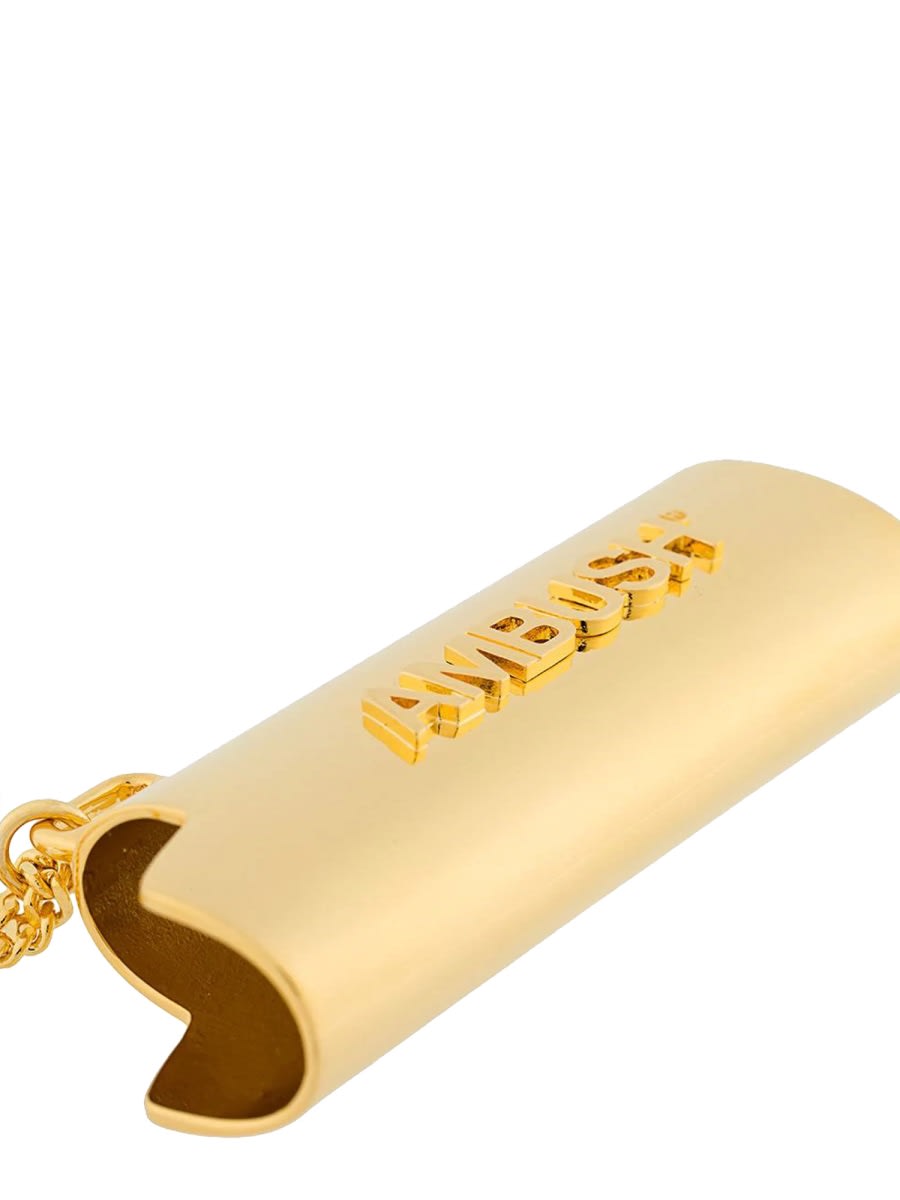 ネックレス・チョーカー AMBUSH SS20 NECKLACE WITH LIGHTER HOLDER (12112095_GOLD) AMBUSH Necklace With Lighter Holder | italist