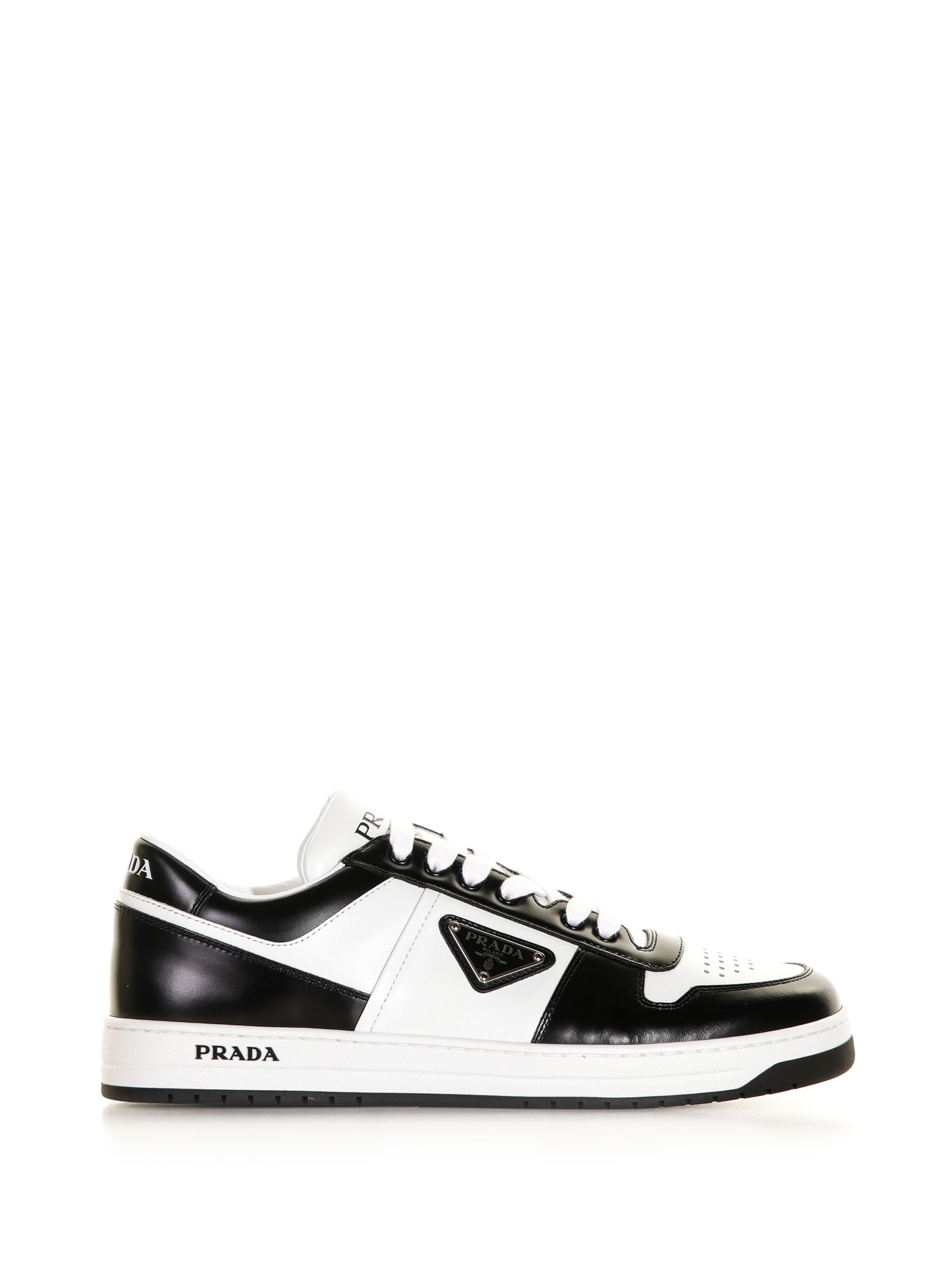 スニーカー Prada Downtown Sneakers In Rois Brushed Leather 236f3644ab388c472970567098a61d