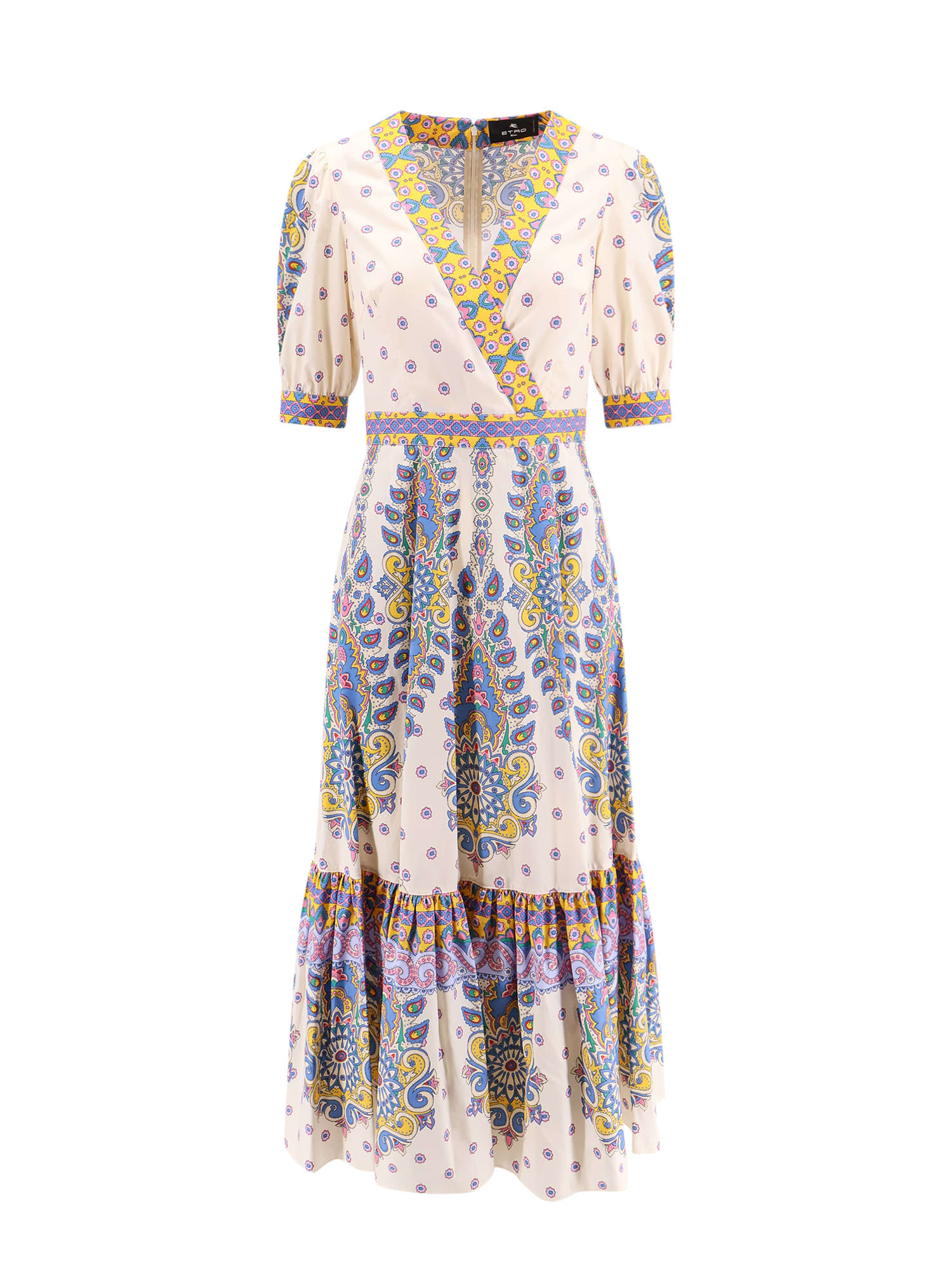 【送料&関税込】Etro Flounced Cotton Dress Etro Flounced Cotton Dress | italist