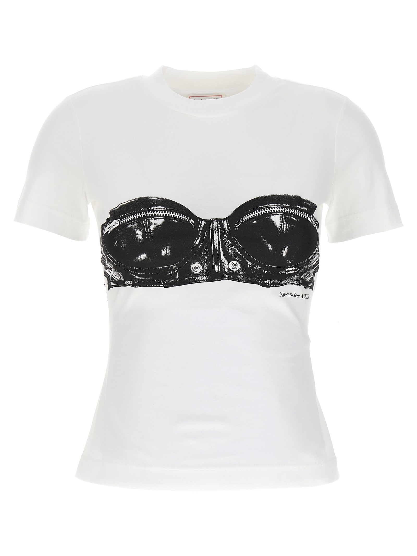 【送料&関税込】Alexander McQueen Biker Bra T-shirt 2389057b8227e05354456543b0958f