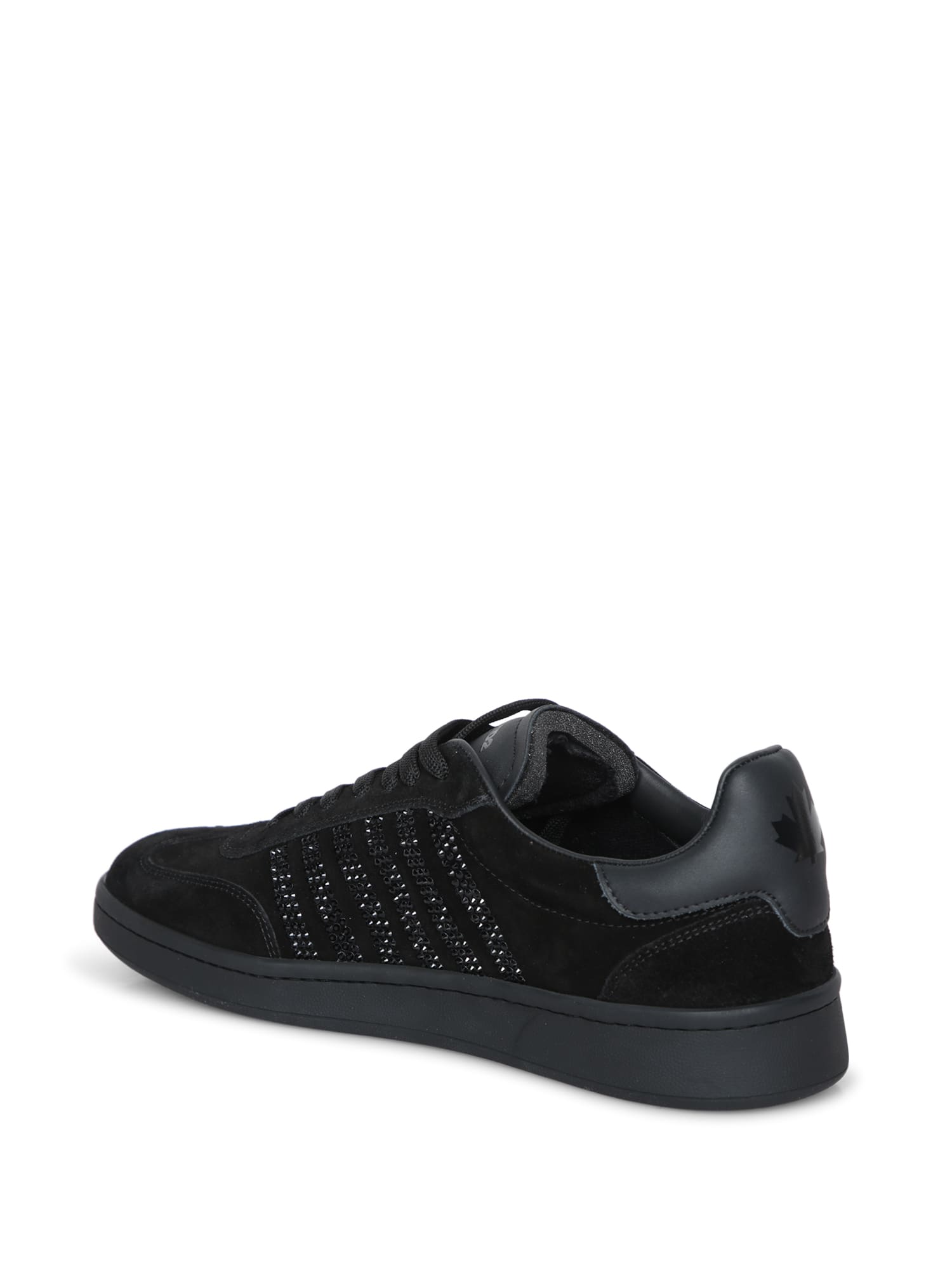 【送料&関税込】Dsquared2 Boxer Strass Black Sneakers Dsquared2 Boxer Strass Black Sneakers | italist
