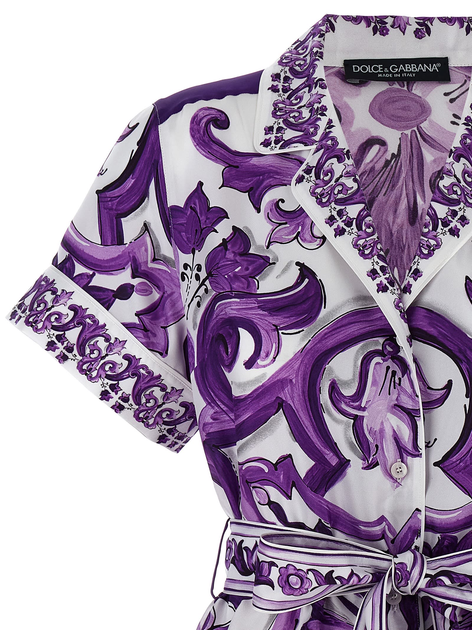 Dolce & Gabbana 'maiolica' Print Pajama Shirt | italist