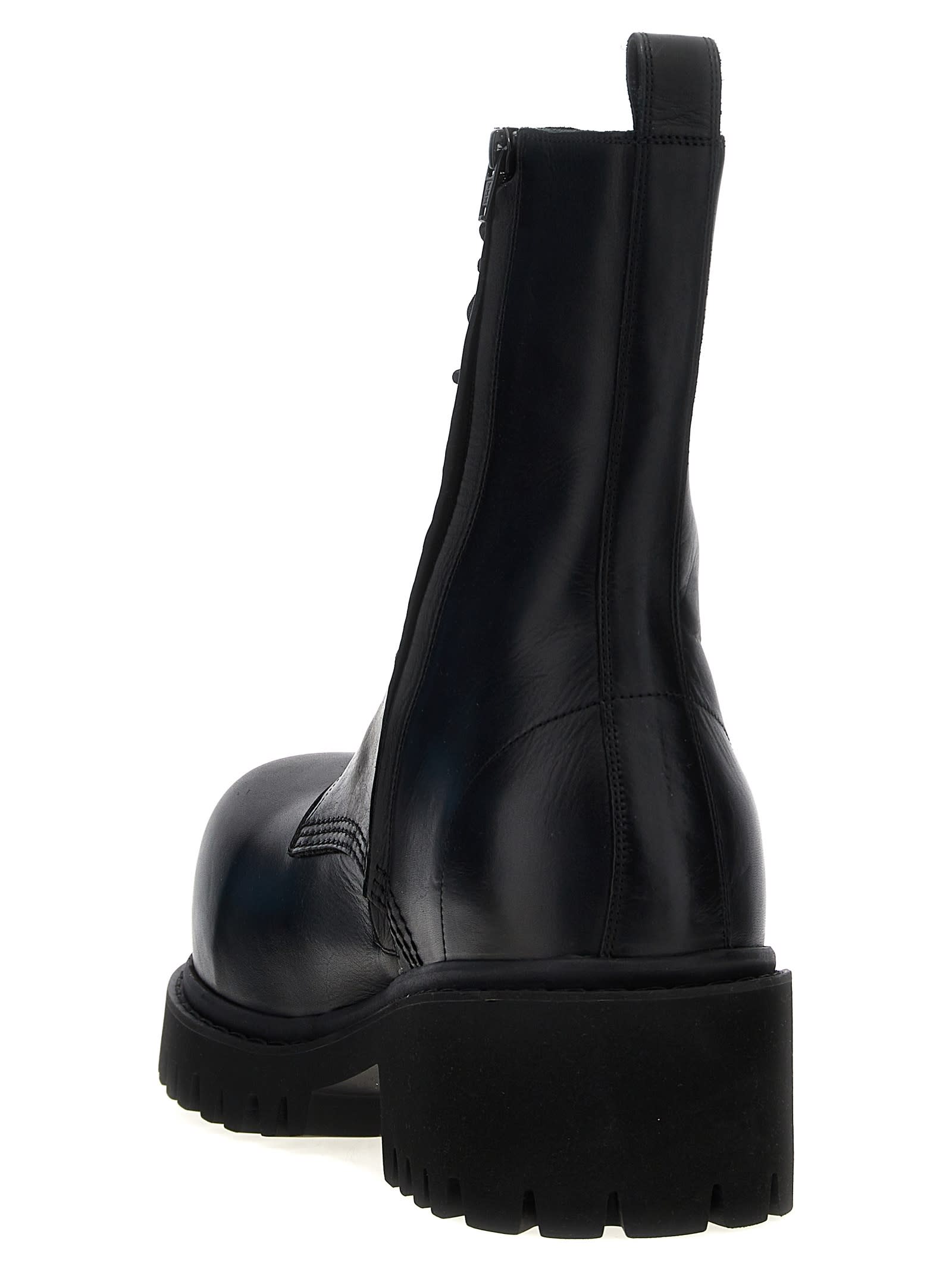 【美品】 BALENCIAGA STOMPER BOOTS 40 Balenciaga Black Stomper Boots Balenciaga