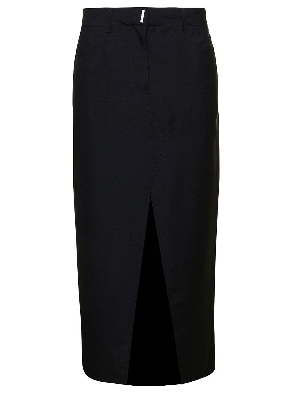 スカート GIVENCHY FW23 LONG SKIRT WITH FRONT SPLIT (BW40RK 108W001) Givenchy Long Skirt With Front Split | italist