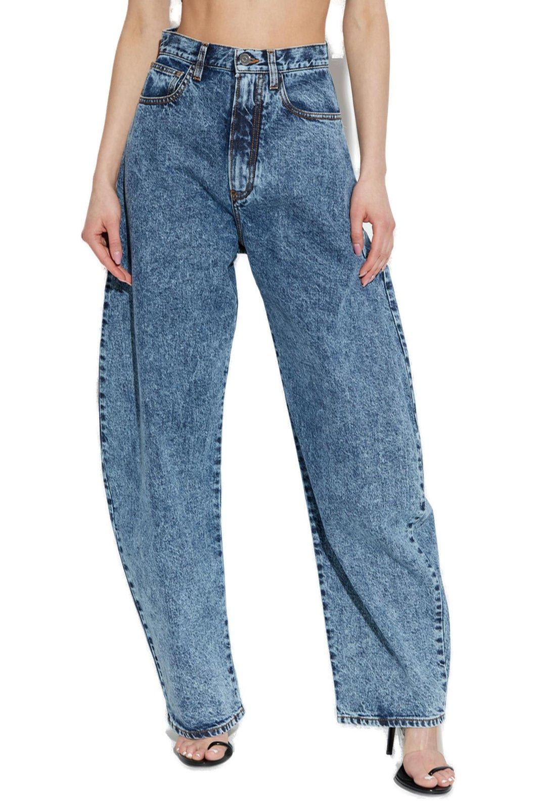 SALE【Alaia】スノー デニム ラウンド ジーンズ Alaïa SNOW DENIM ROUNDED JEANS | rboutique | REVERSIBLE