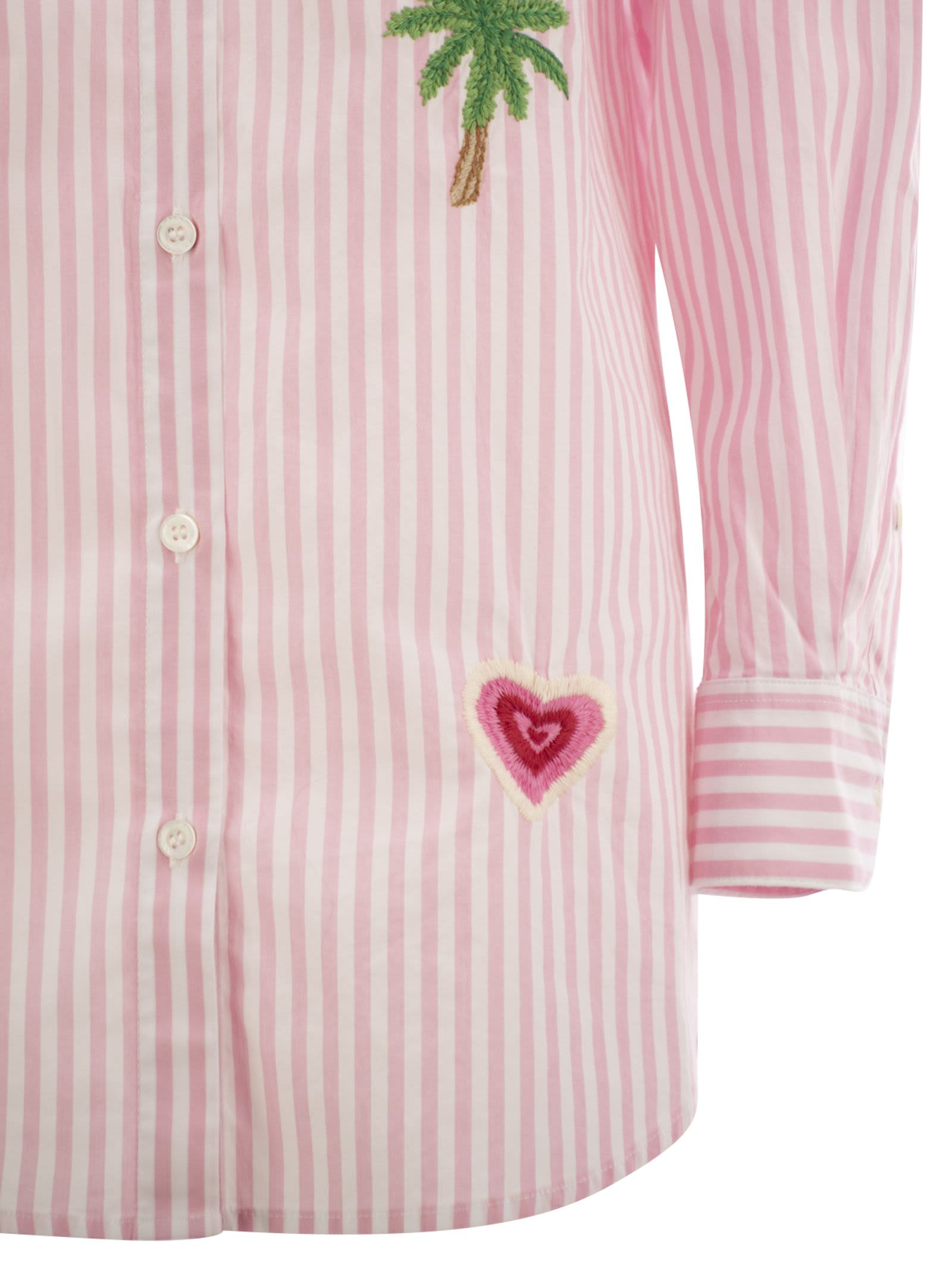 MC2 Saint Barth Brigitte - Shirt With Striped Pattern MC2 Saint Barth Brigitte - Shirt With Striped Pattern