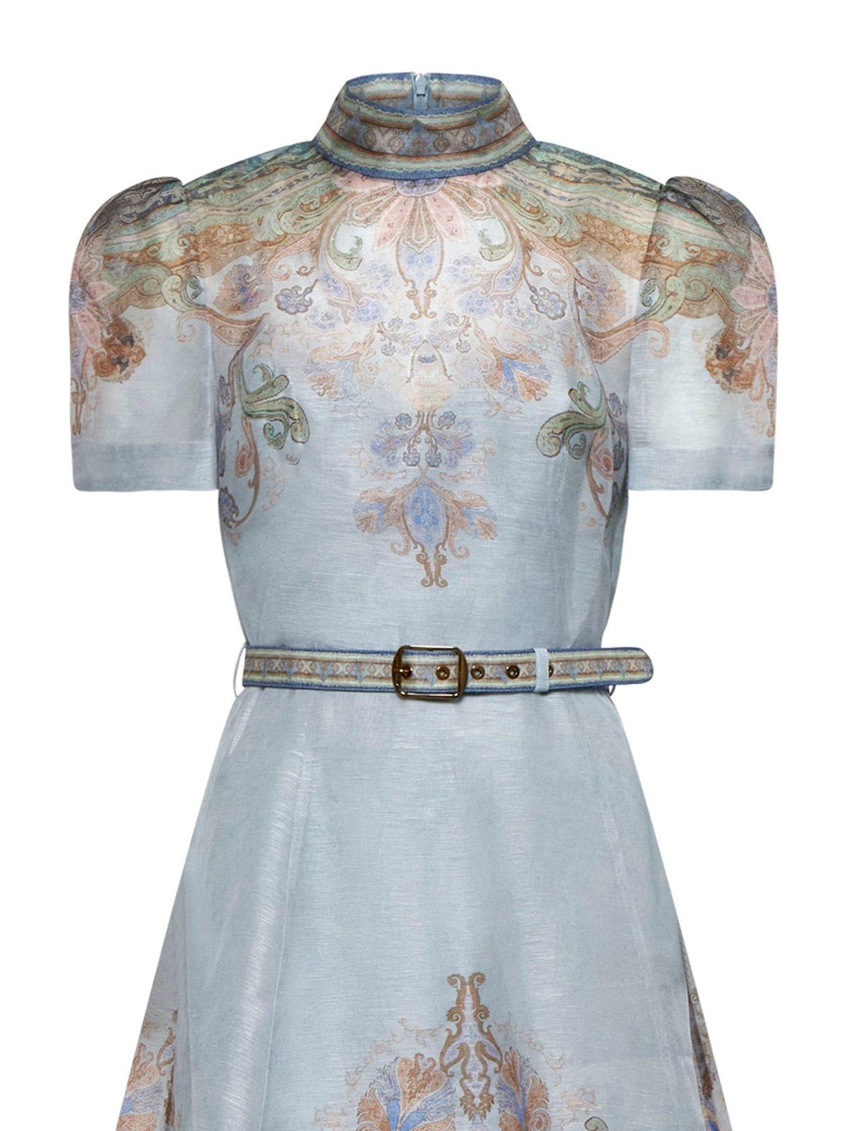 Zimmermann Eden Belted Midi Dress | italist