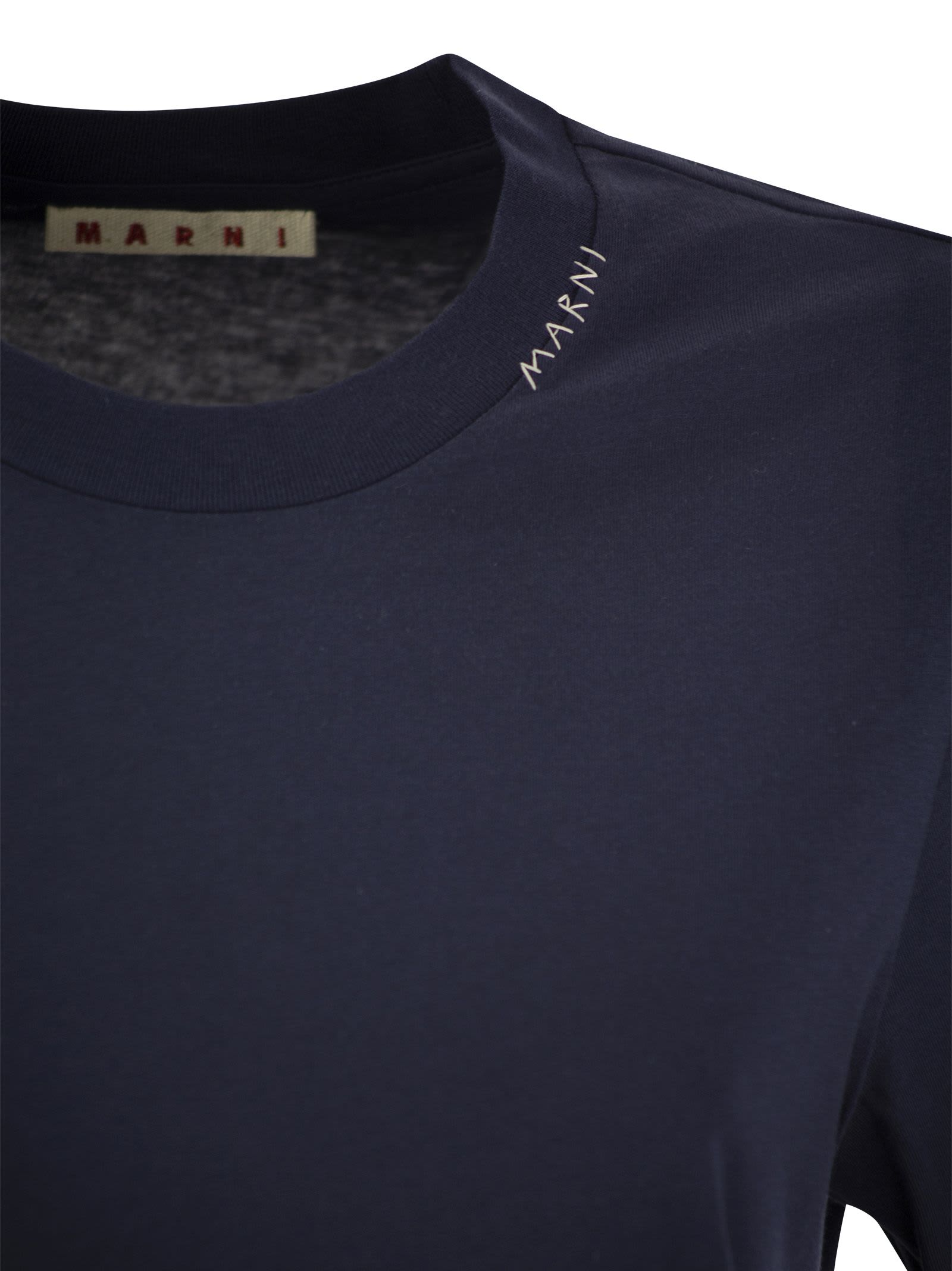 ■MARNI■ 3 Pack Short Sleeve T-Shirt Mineral Ice THJE0211X0 Marni 3 Pack Logo T-shirt | italist