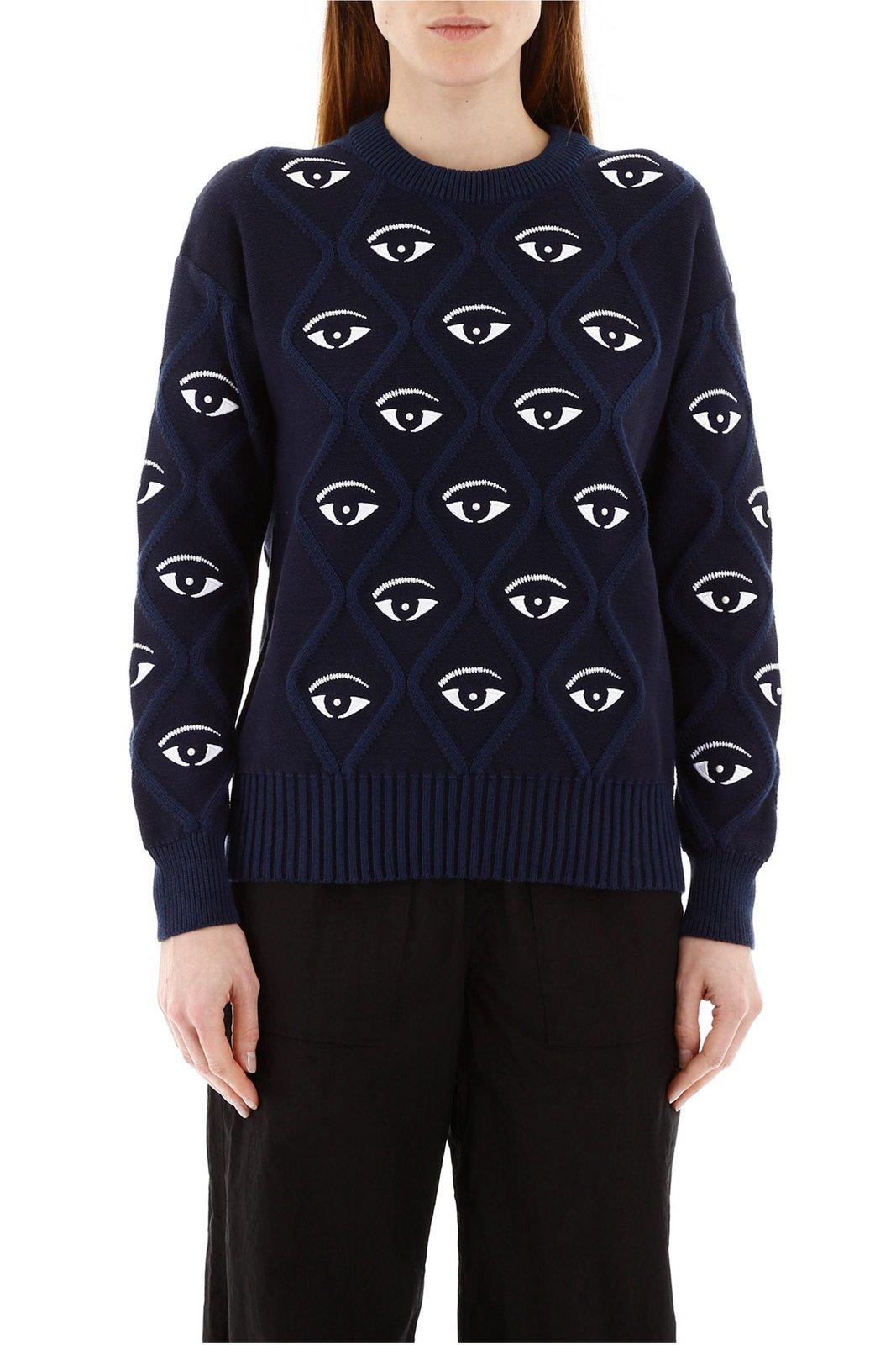 Kenzo Allover Eye Logo Sweater italist