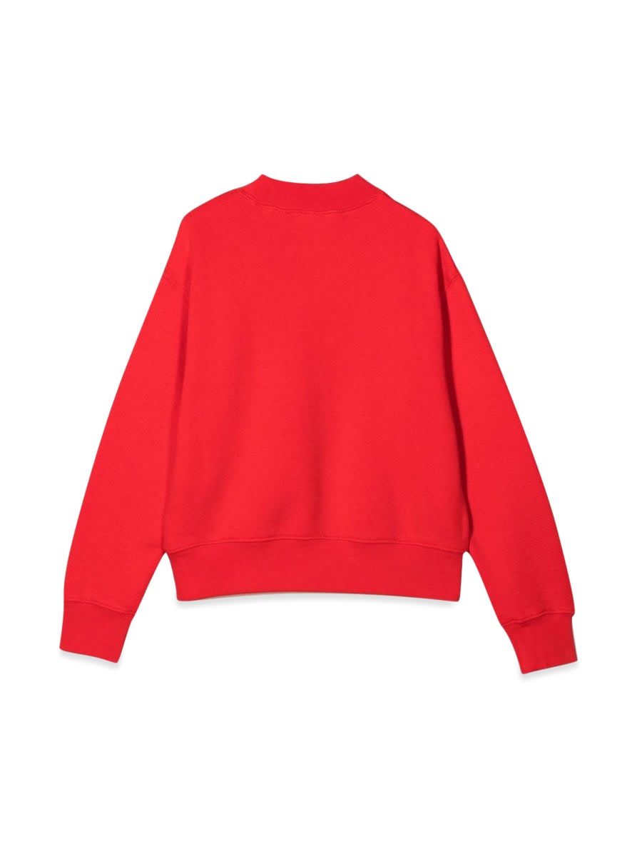 完売品 Palm Angels SEASONAL LOGO CREWNECK 24SS Palm Angels 'seasonal logo' crew neck sweatshirt | The