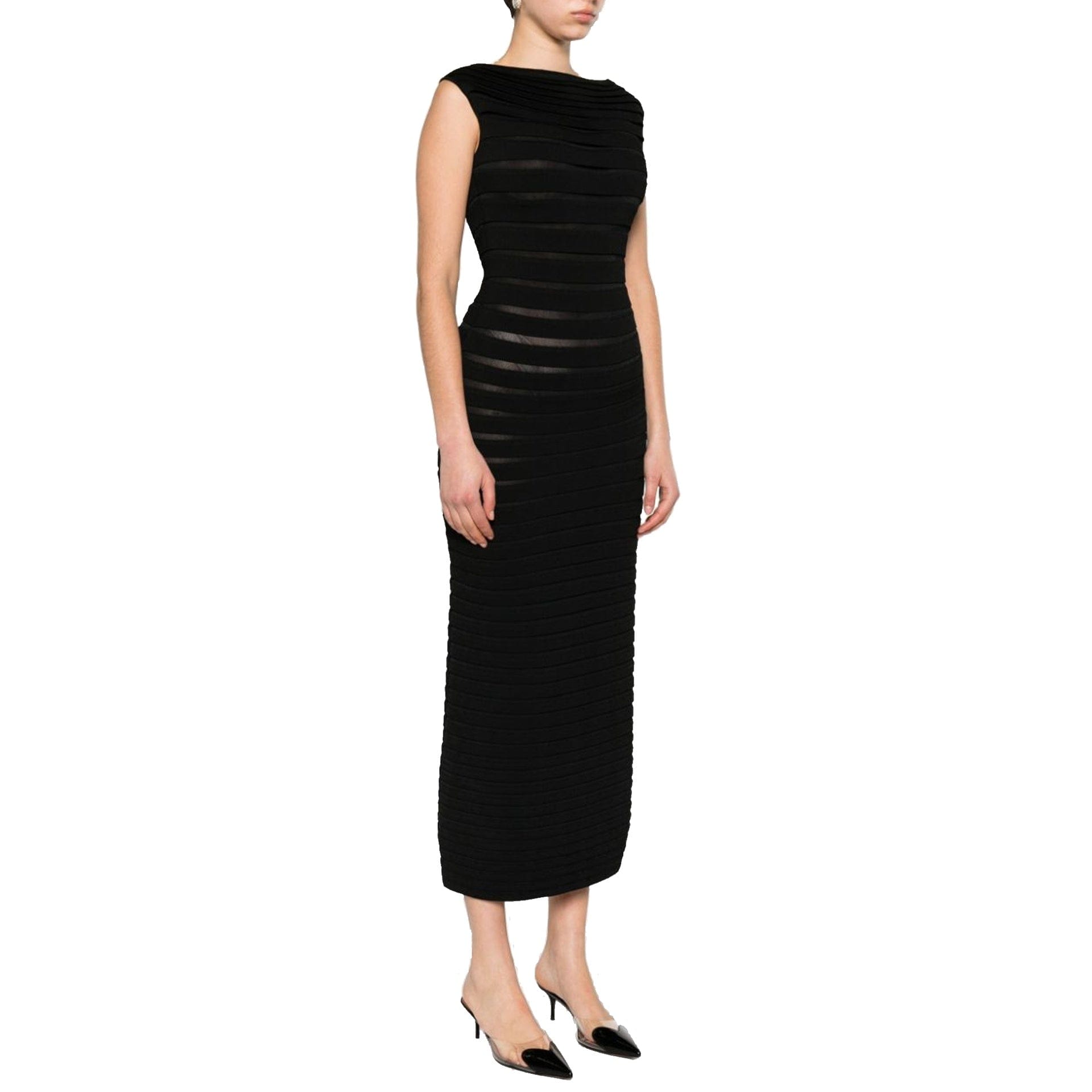 Alaia 3d-stripe Midi Dress | italist
