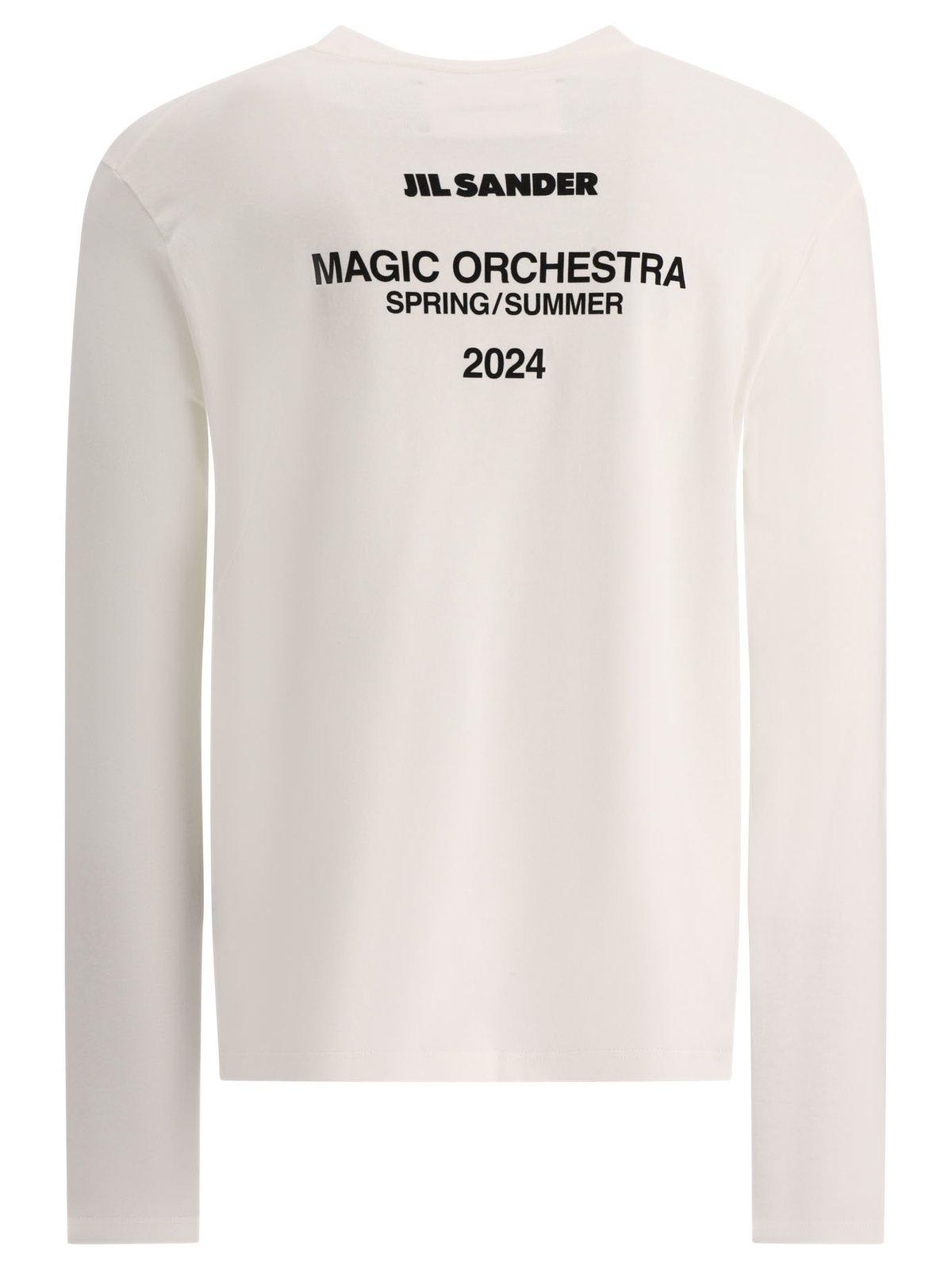 JIL SANDER ロコフリントヒキニトッフ GRAJ40BR0004J20011 405 Jil Sander - Logo T-shirt in Natural – Stoy