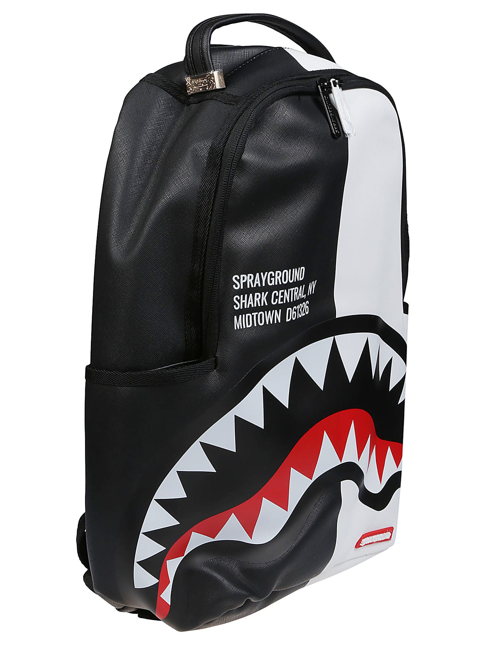 Sprayground Was Here Weird Shark Backpack in Gray for Men