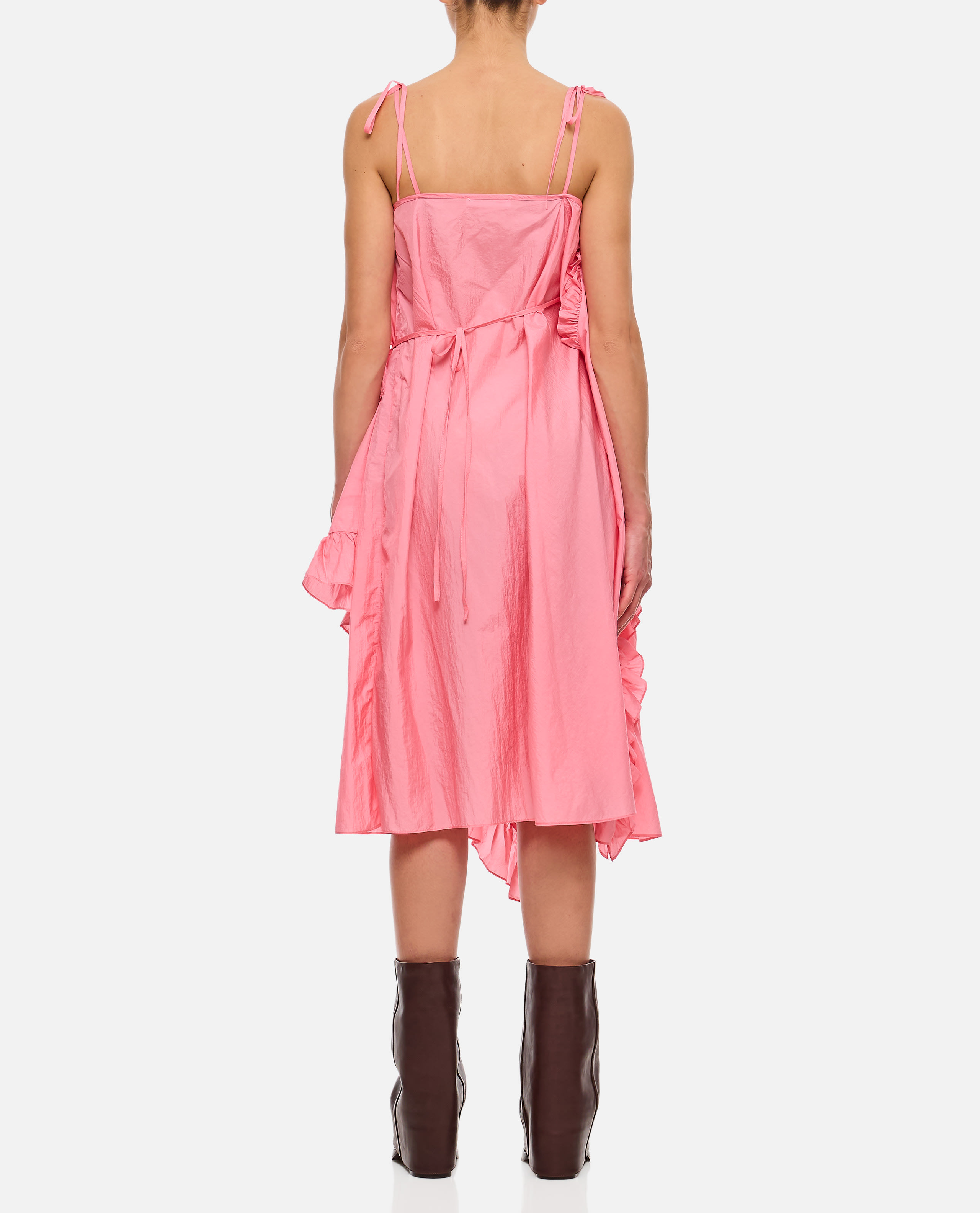 【Cecilie Bahnsen】Taffeta Dress CECILIE BAHNSEN Fang Cutout-Back Recycled-Taffeta Dress