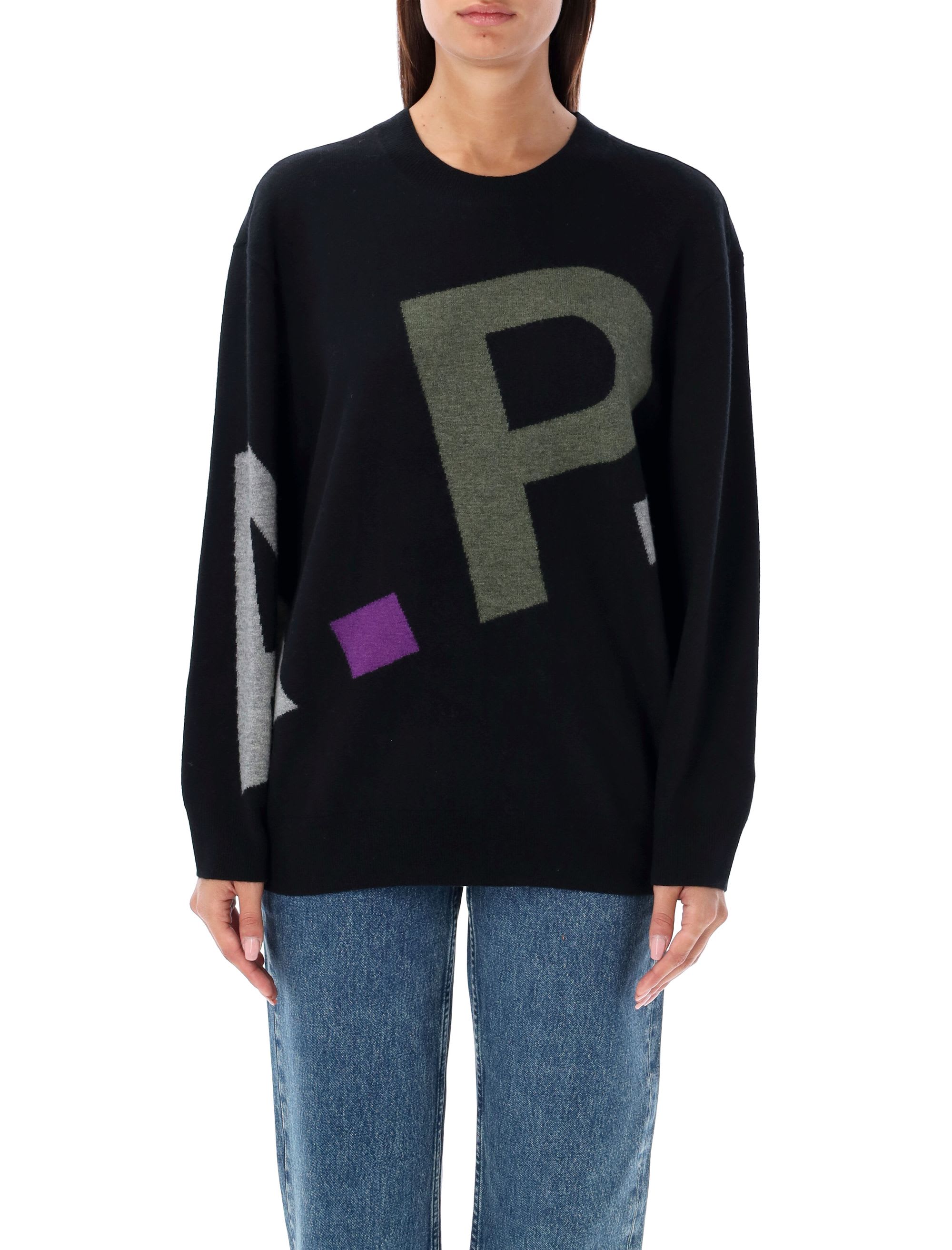 A.P.C. Pull Logo All Over F Noir | italist