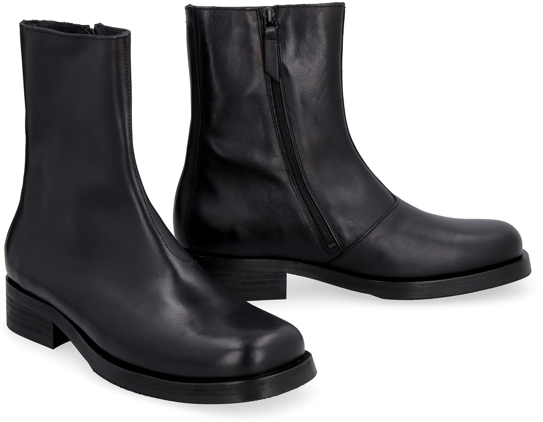 Our Legacy Camion Leather Ankle Boots | italist