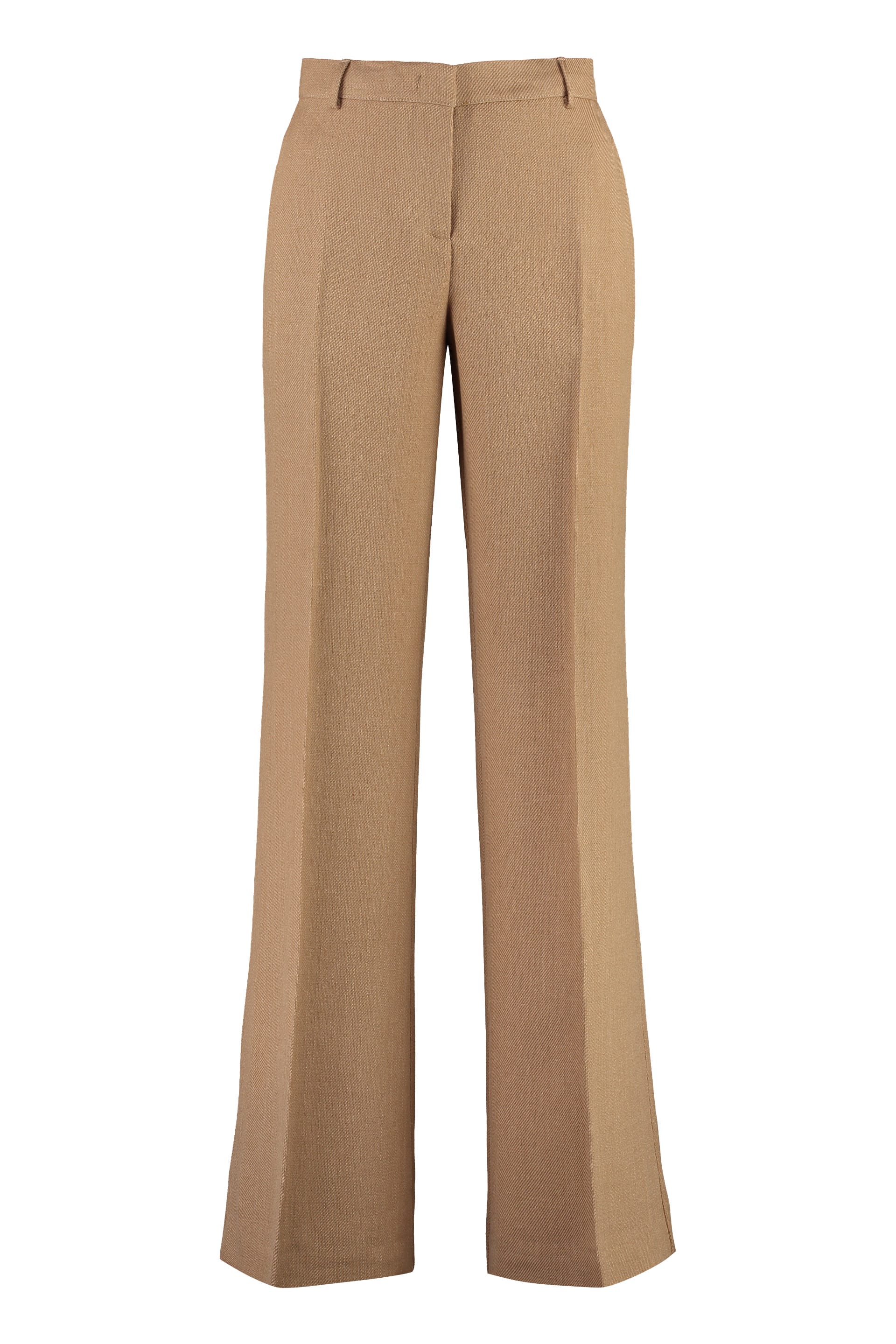 パンツ Etro Flared Trousers In Ivory Viscose Etro Flared Trousers | italist