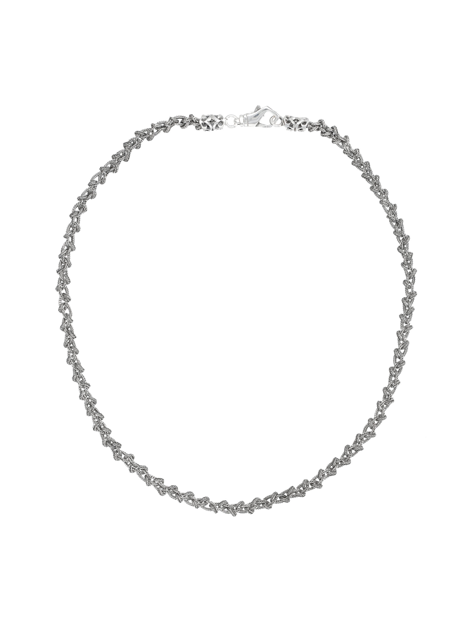 ネックレス・ペンダント emanuele bicocchi NEW ROPE KNOT NECKLACE (NDN1GSILVER GOLD) Gold Plated Silver Knot Chain Necklace | EMANUELE BICOCCHI