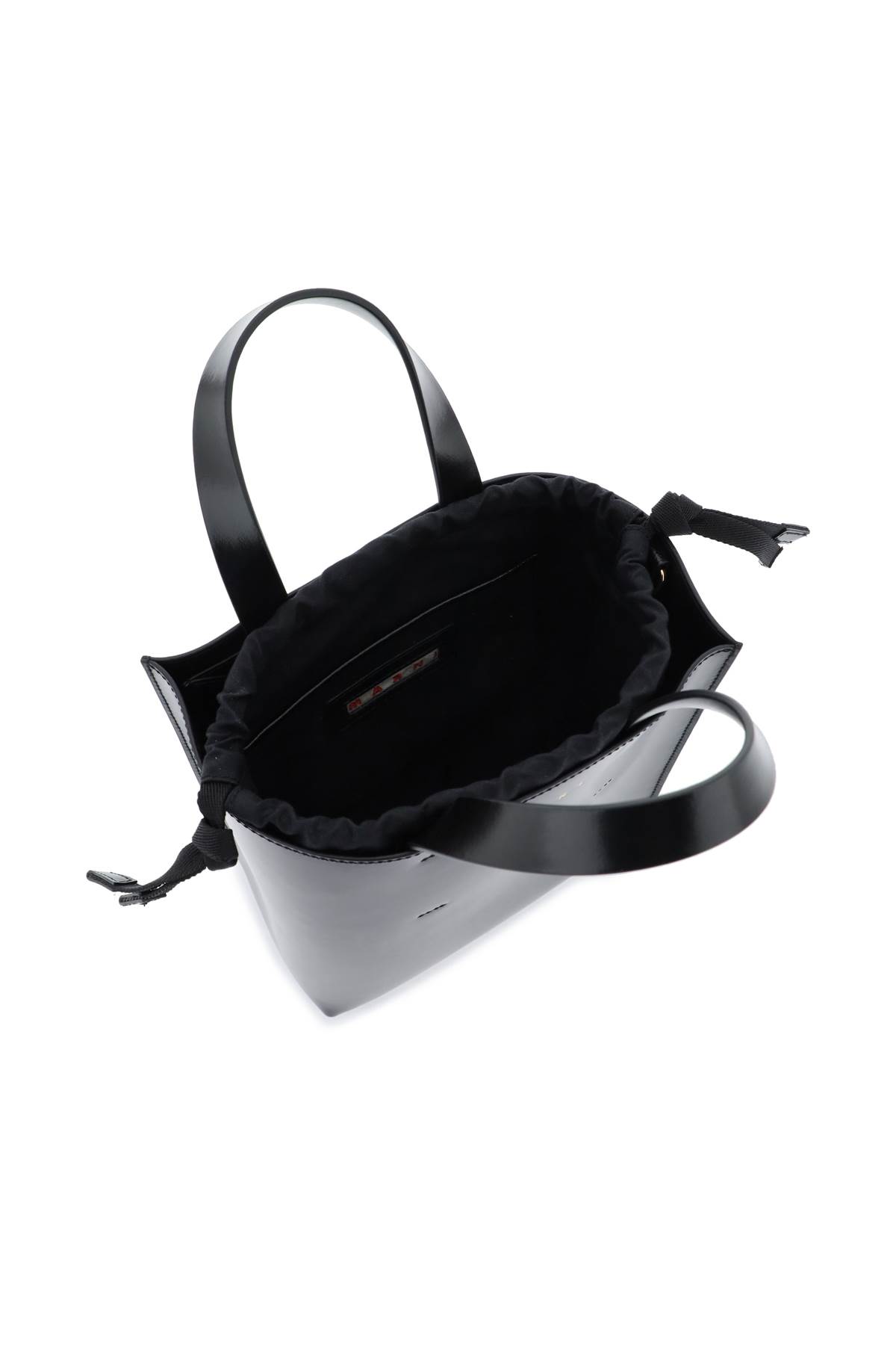 Marni Black Leather Museo Handbag | italist