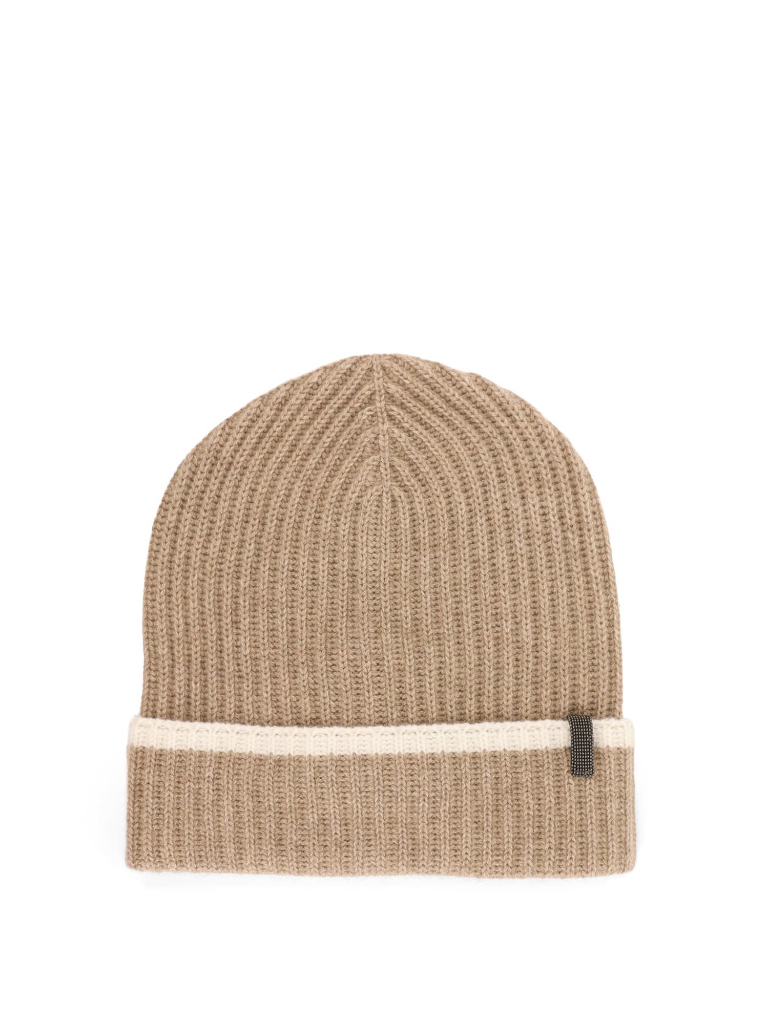 ハット BRUNELLO CUCINELLI Ribbed cashmere hat BROWN+PANAMA Brunello Cucinelli Ribbed Cashmere Hat | italist