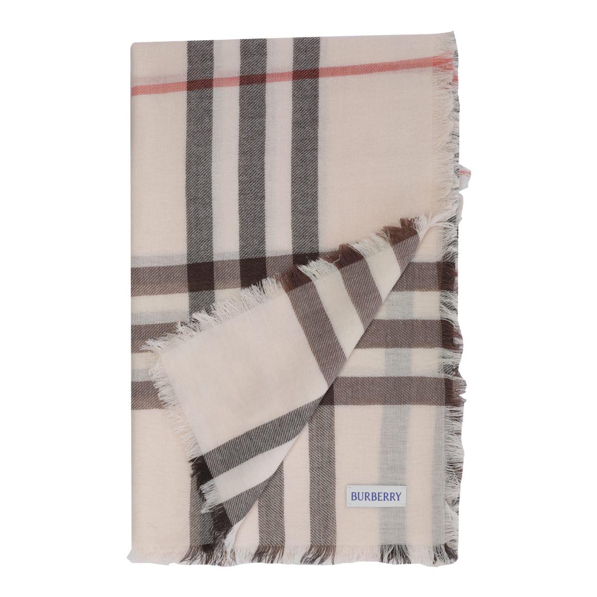 【関税&送料込】Burberry Embroidered Wool Blend Scarf Burberry Embroidered Wool Blend Scarf | italist