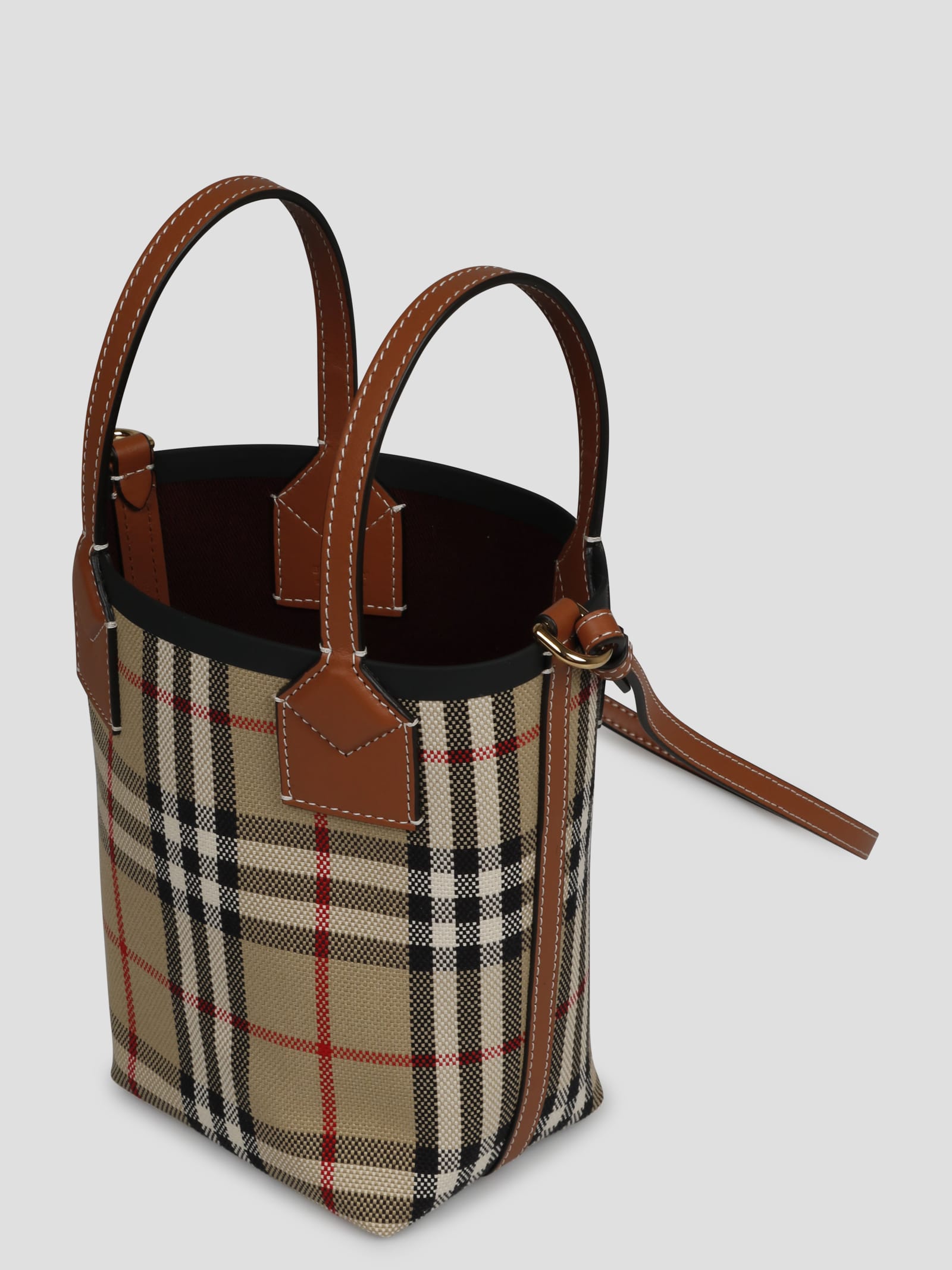 【BURBERRY】MINI LONDON TOTE BAG Burberry Women's' Mini London Tote Bag in Green | LN-CC®