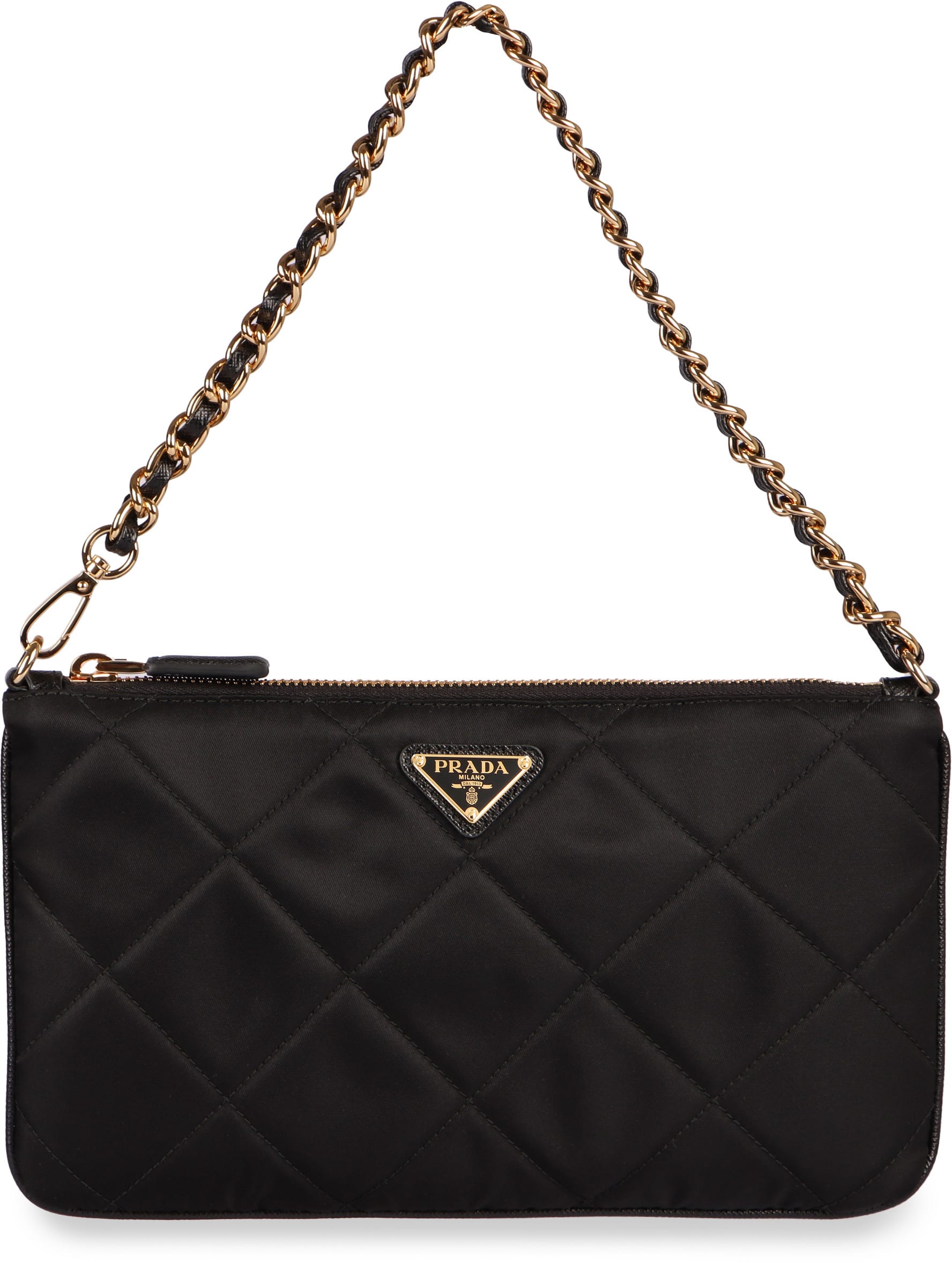 PRADA スタッス エンヘリッシュト ストラッフ ショルタハック Prada Leather Shoulder Bag | italist