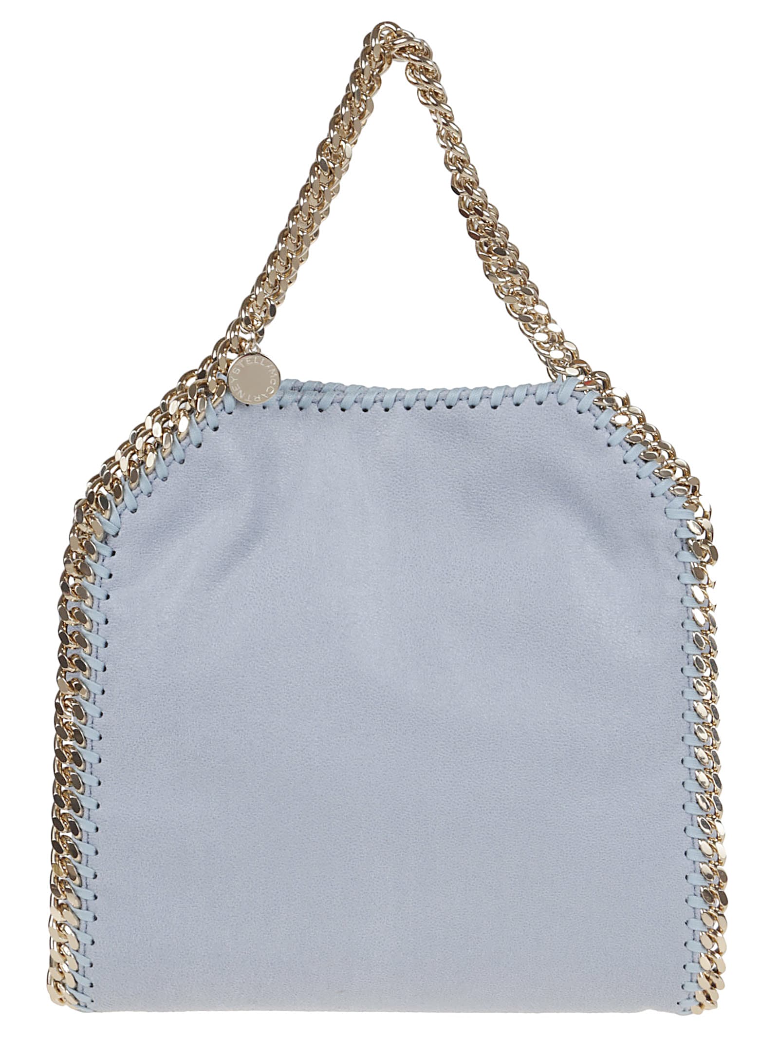 【送料&関税込】Stella McCartney Powder Blue Shaggy Deer Fal Stella McCartney Powder Blue Shaggy Deer Falabella Handbag