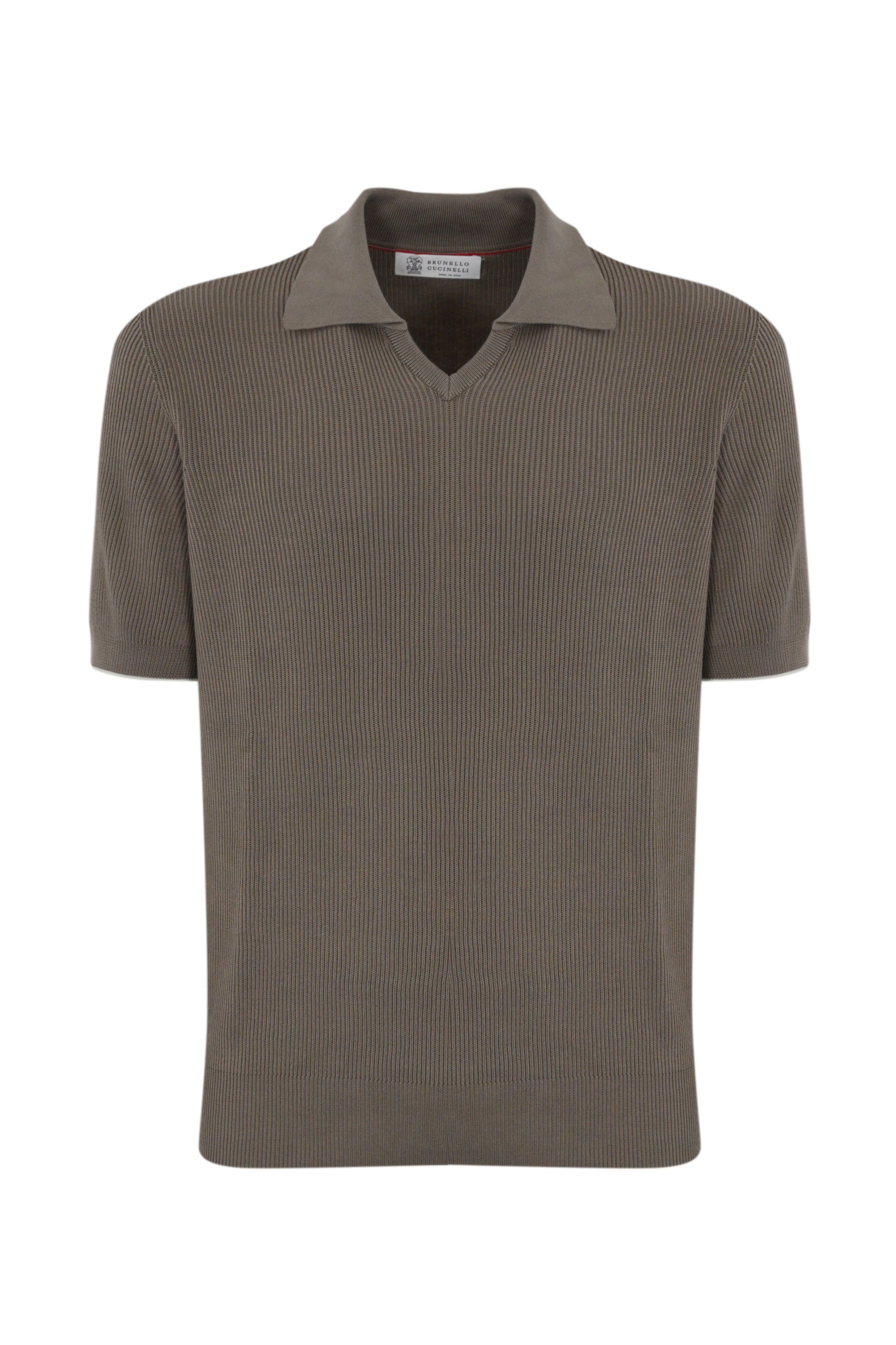 【送料&関税込】Brunello Cucinelli Ribbed Cotton Polo Shirt Brunello Cucinelli Ribbed Cotton Polo Shirt | italist