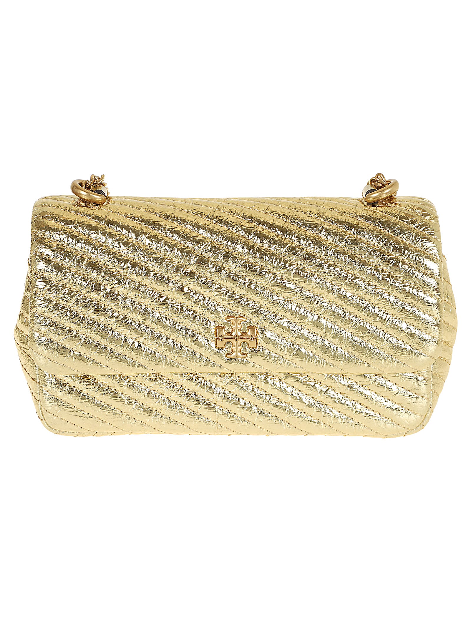 【Tory Burch】Kira llic Moto Quilt Mini Flap Bag Tory Burch Kira Moto Quilt Mini Flap Leather Crossbody