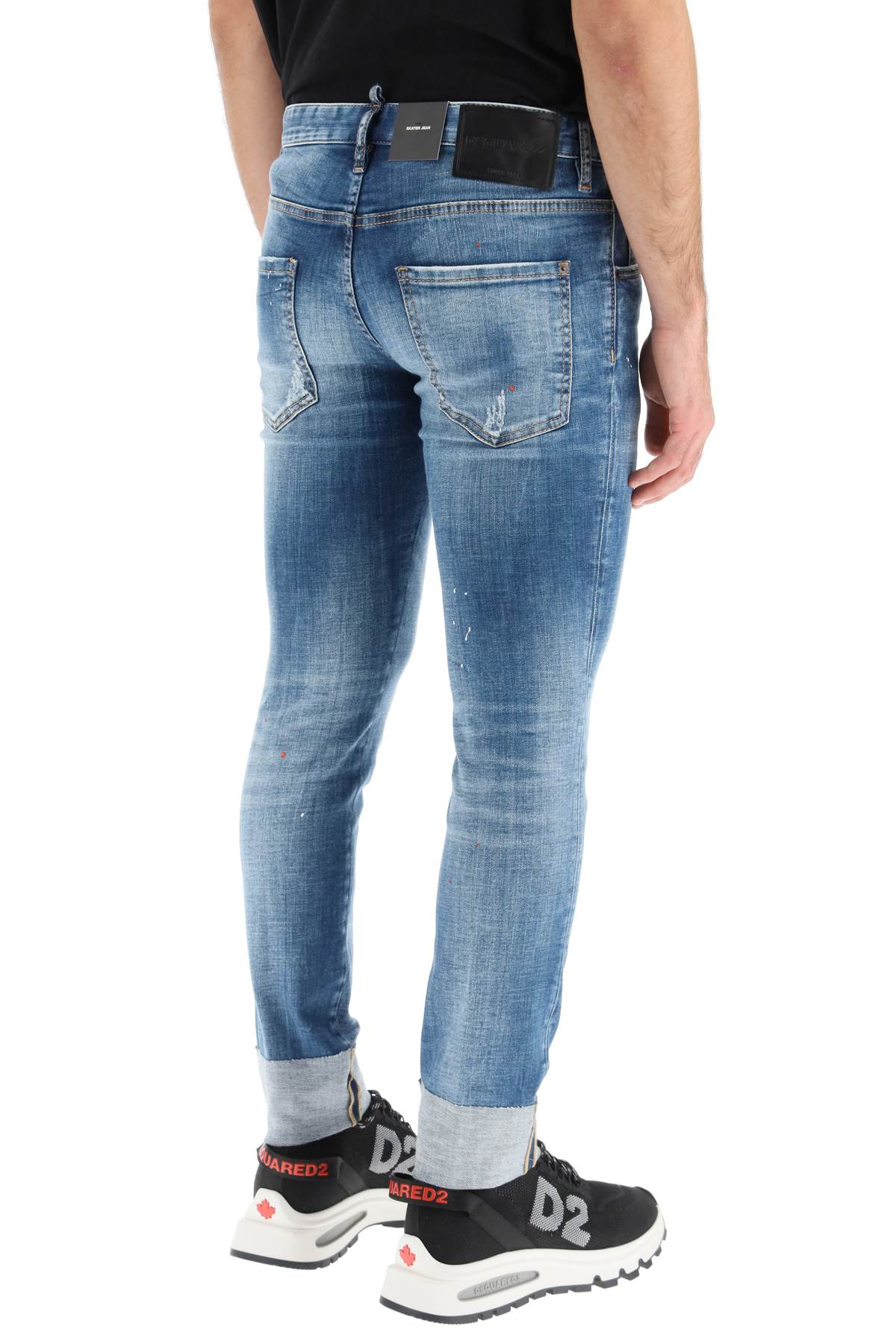 Dsquared2 Medium Wash Icon Skater Fit Jeans | italist, ALWAYS LIKE