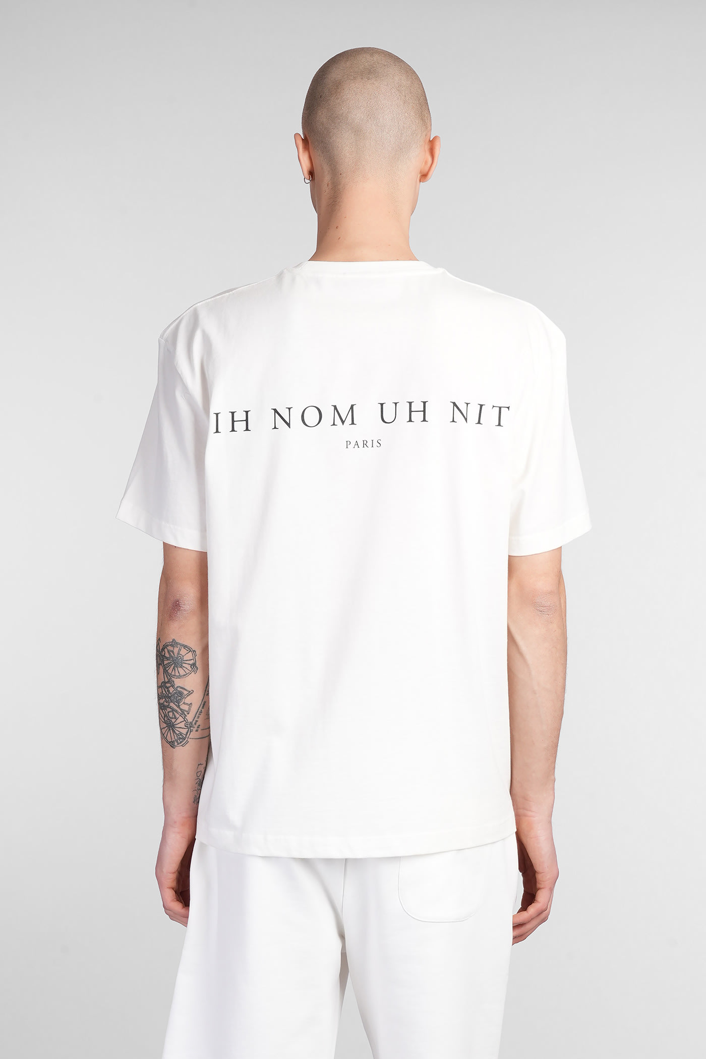 Tシャツ・カットソー IH NOM UH NIT Men T-shirt White NUS25260 081 White This is Authentic Mask T-shirt Ih nom uh nit - men