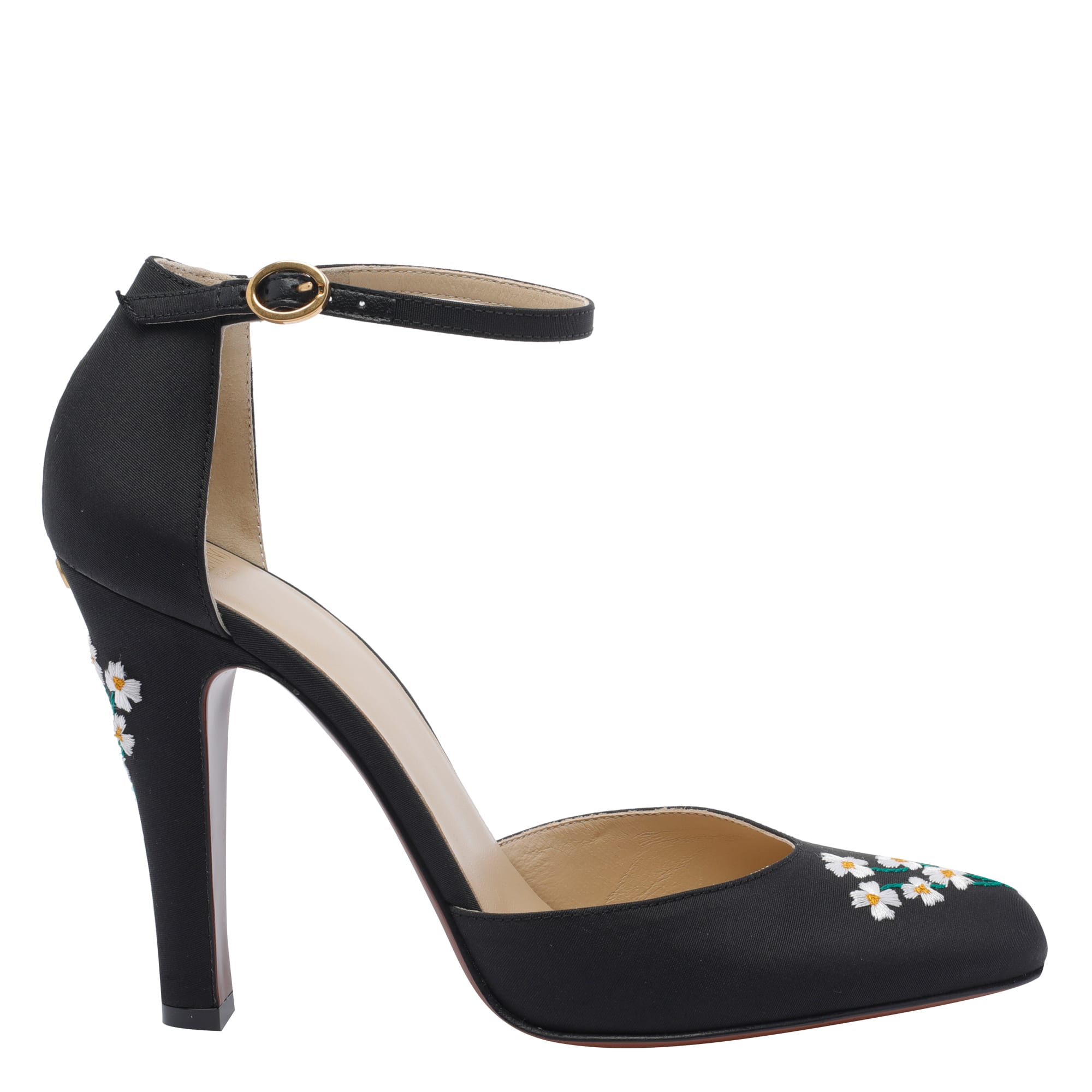 【関税&送料込】Valentino Garavani Hi Dolly Decollete Valentino Garavani Hi Dolly Floral Embroidered Decollete