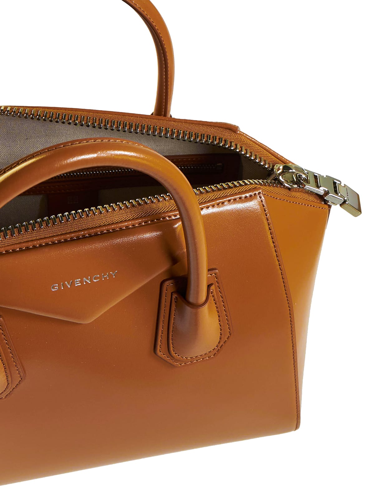 Givenchy Small Antigona Bag In Tan Box Leather | italist, ALWAYS LIKE A SALE