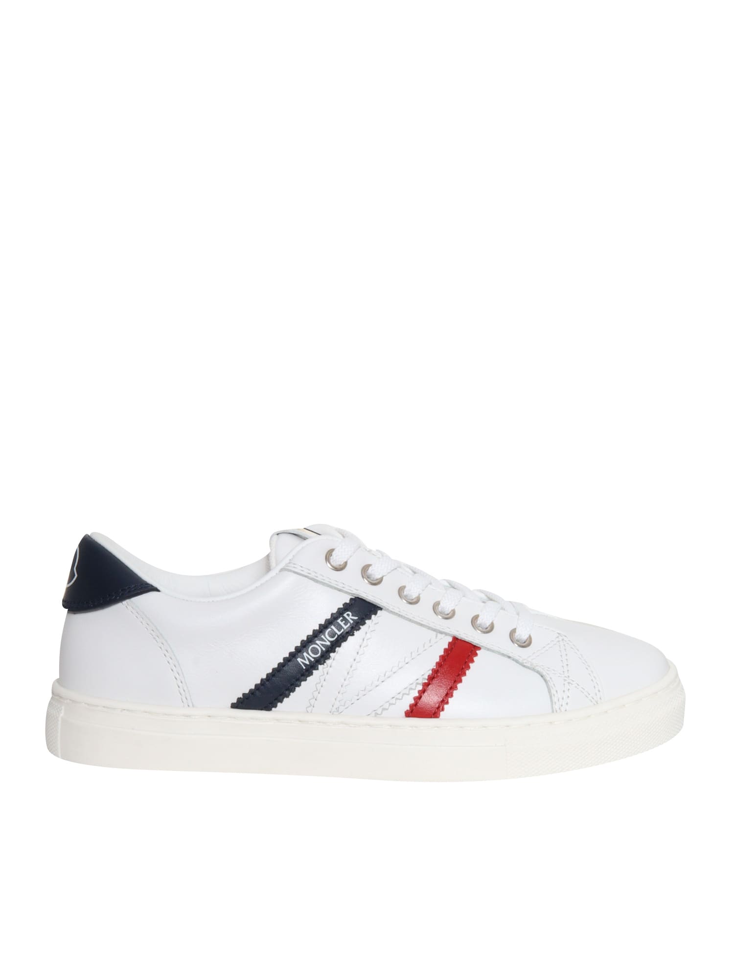 スニーカー MONCLER WHITE MONACO M SNEAKERS Moncler White Monaco Sneakers | italist