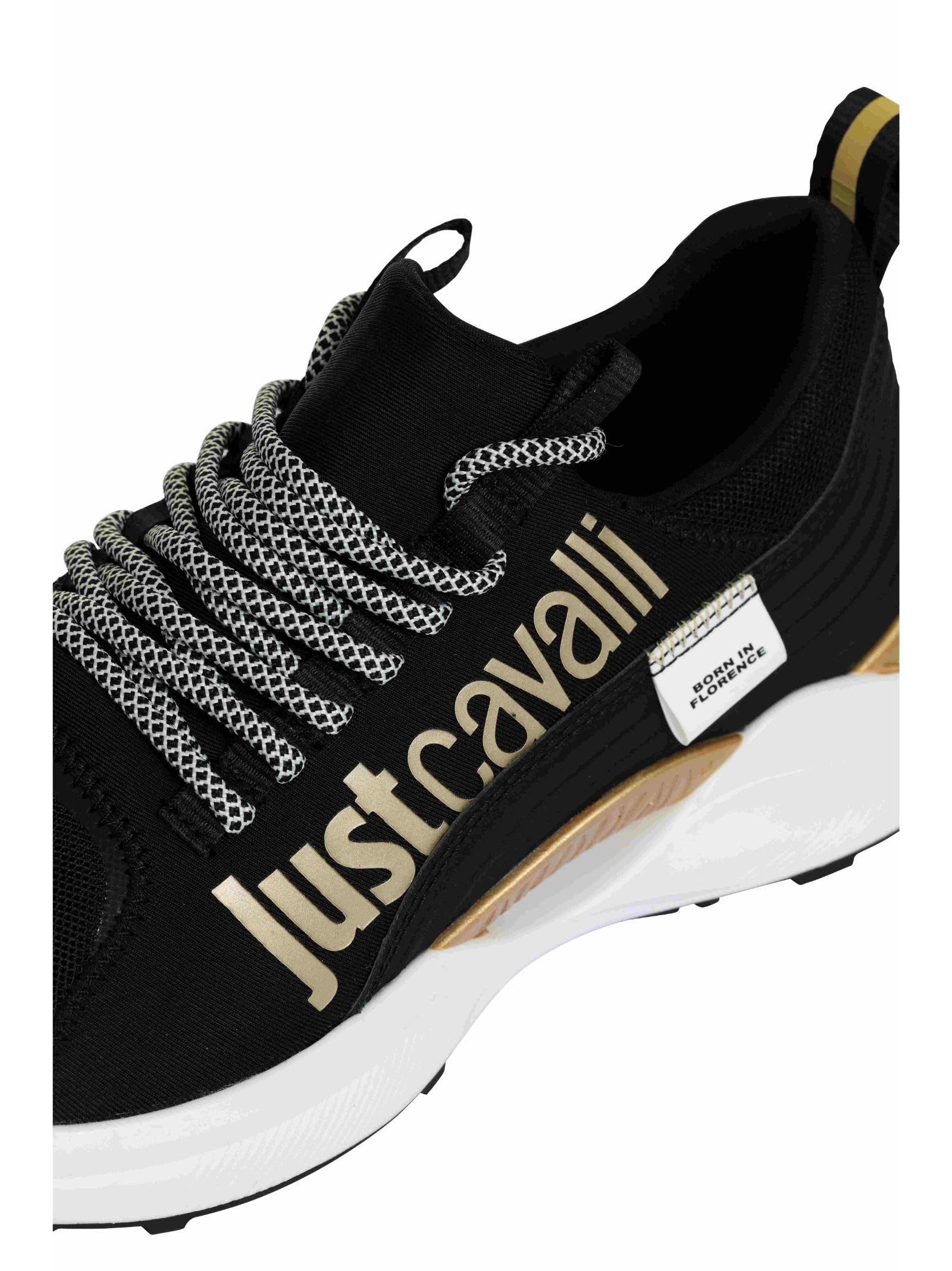Just Cavalli Black Low Top Sneakers | italist