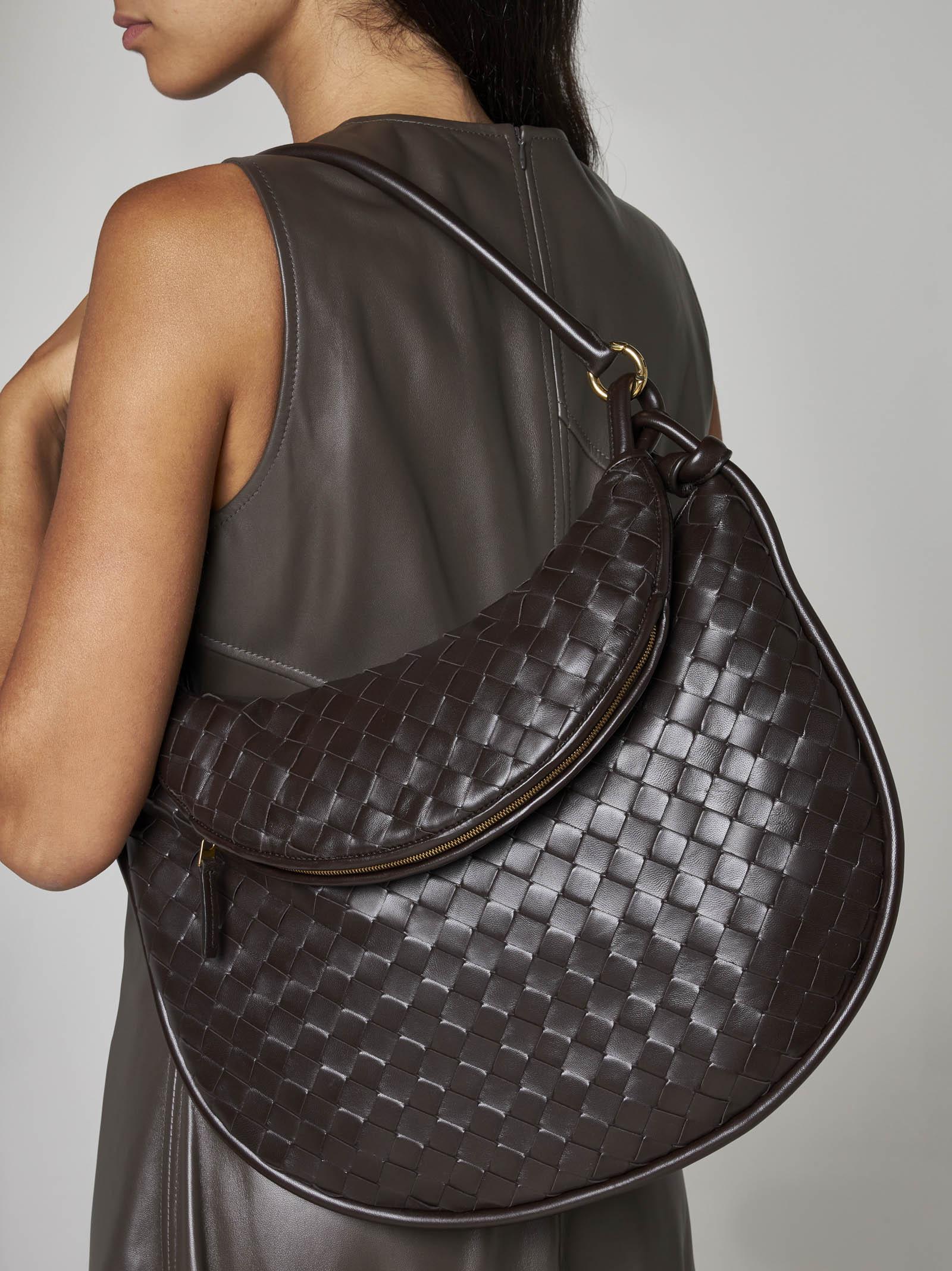 BOTTEGA VENETA イントレチャート ラムスキン レザー Gemelli Bottega Veneta Gemelli Intrecciato Leather Large Bag